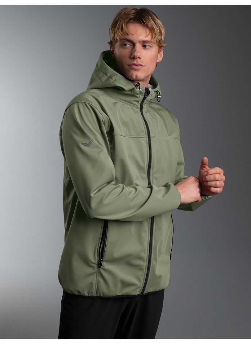 Trigema Softshelljacke TRIGEMA Klassische Softshell–Kapuzenjacke (1-St)