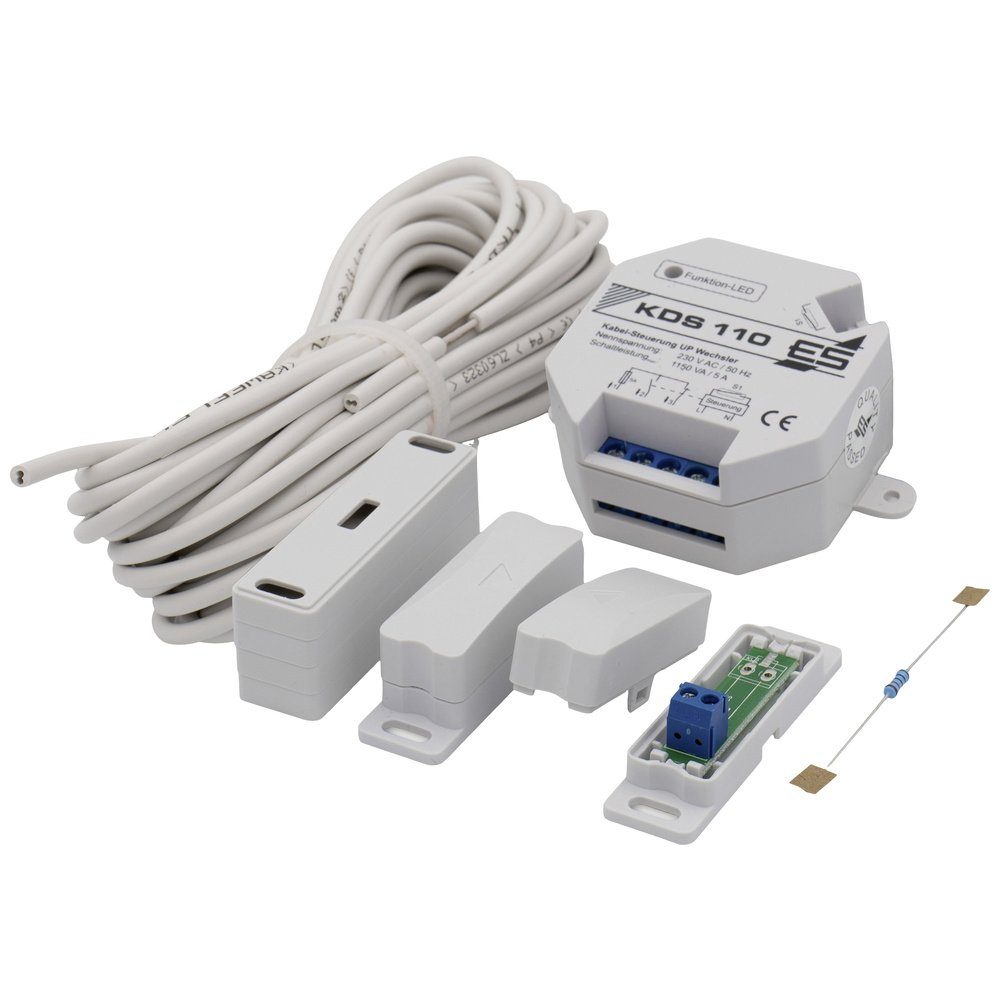 Elektrotechnik Schabus Abluft-Set Schabus Kabel-Abluftsteuerung KDS110 1150 W Weiß Zulassungen (Abluftst