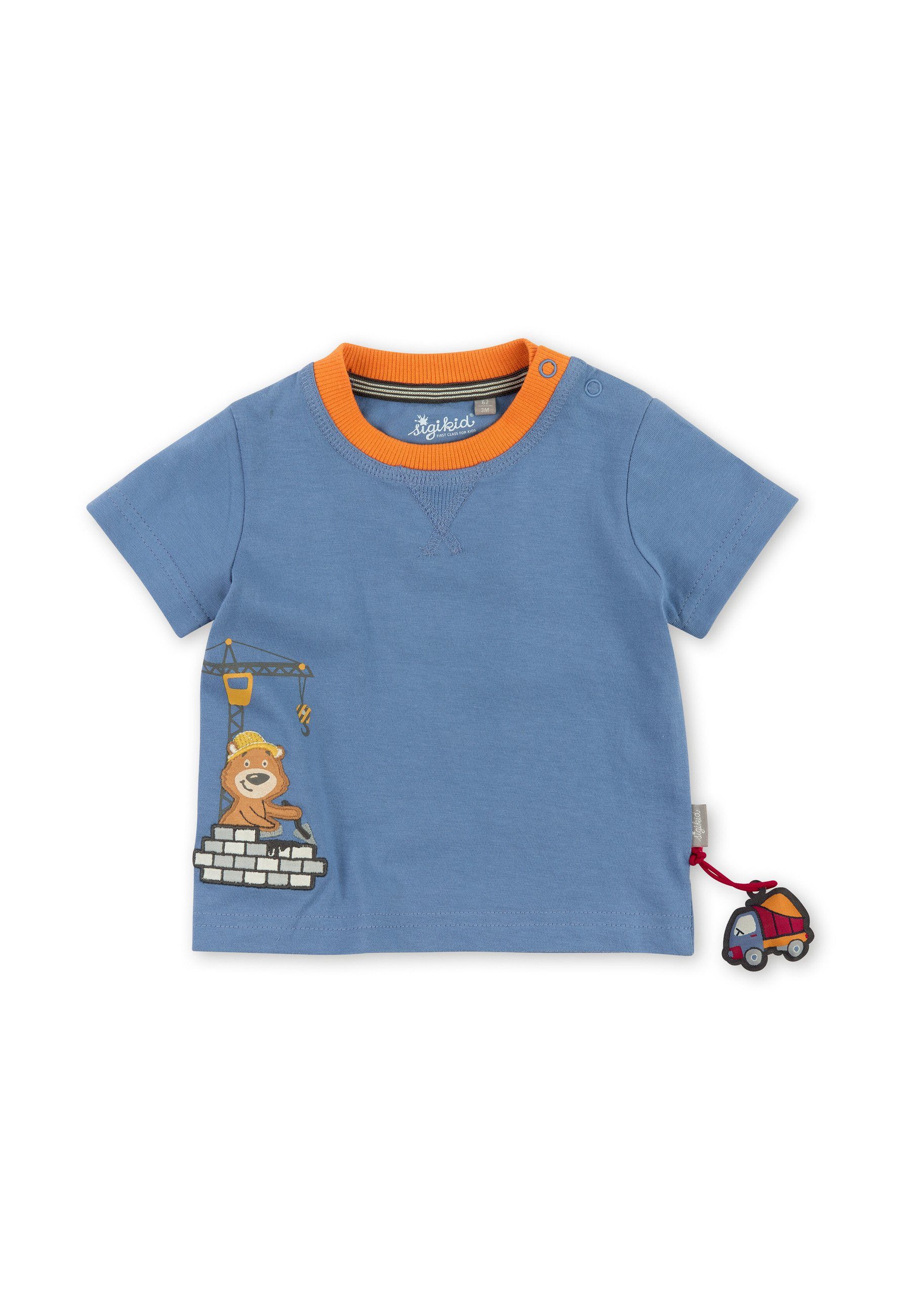 Sigikid T-Shirt Baby Shirt T-Shirt (1-tlg) blau