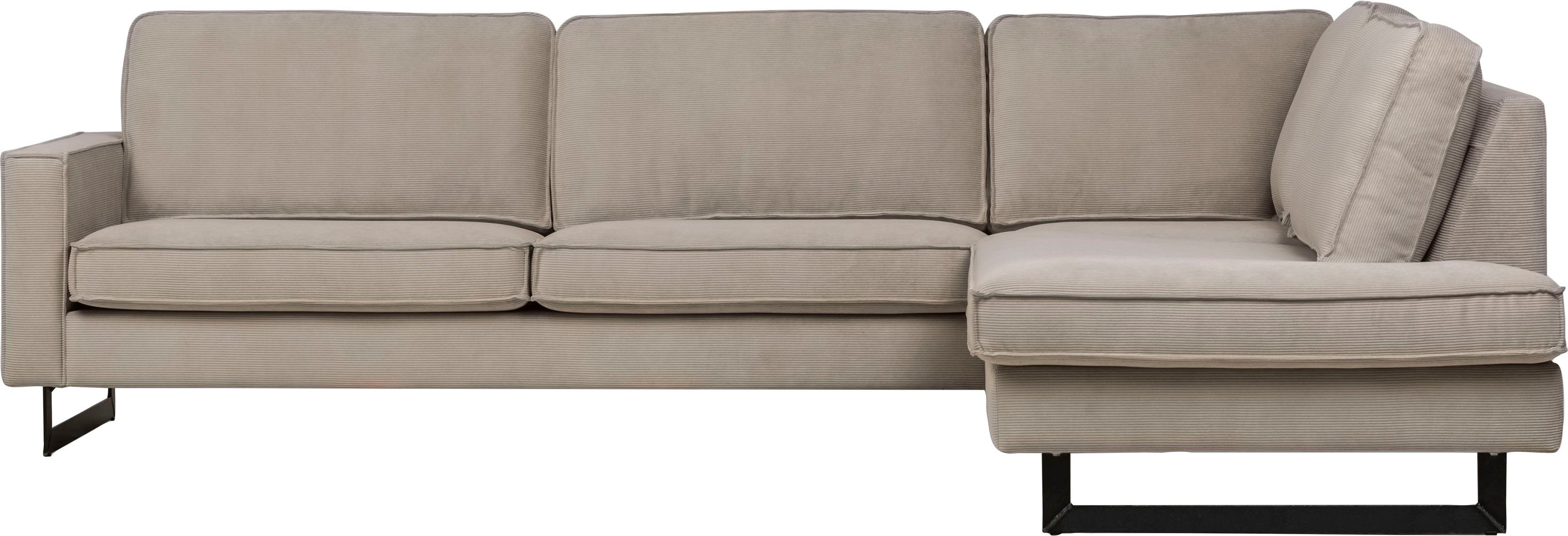 Home affaire Ecksofa "Pinto, 290 cm, Cord, Chenille, Lederoptik, Ottomane l günstig online kaufen