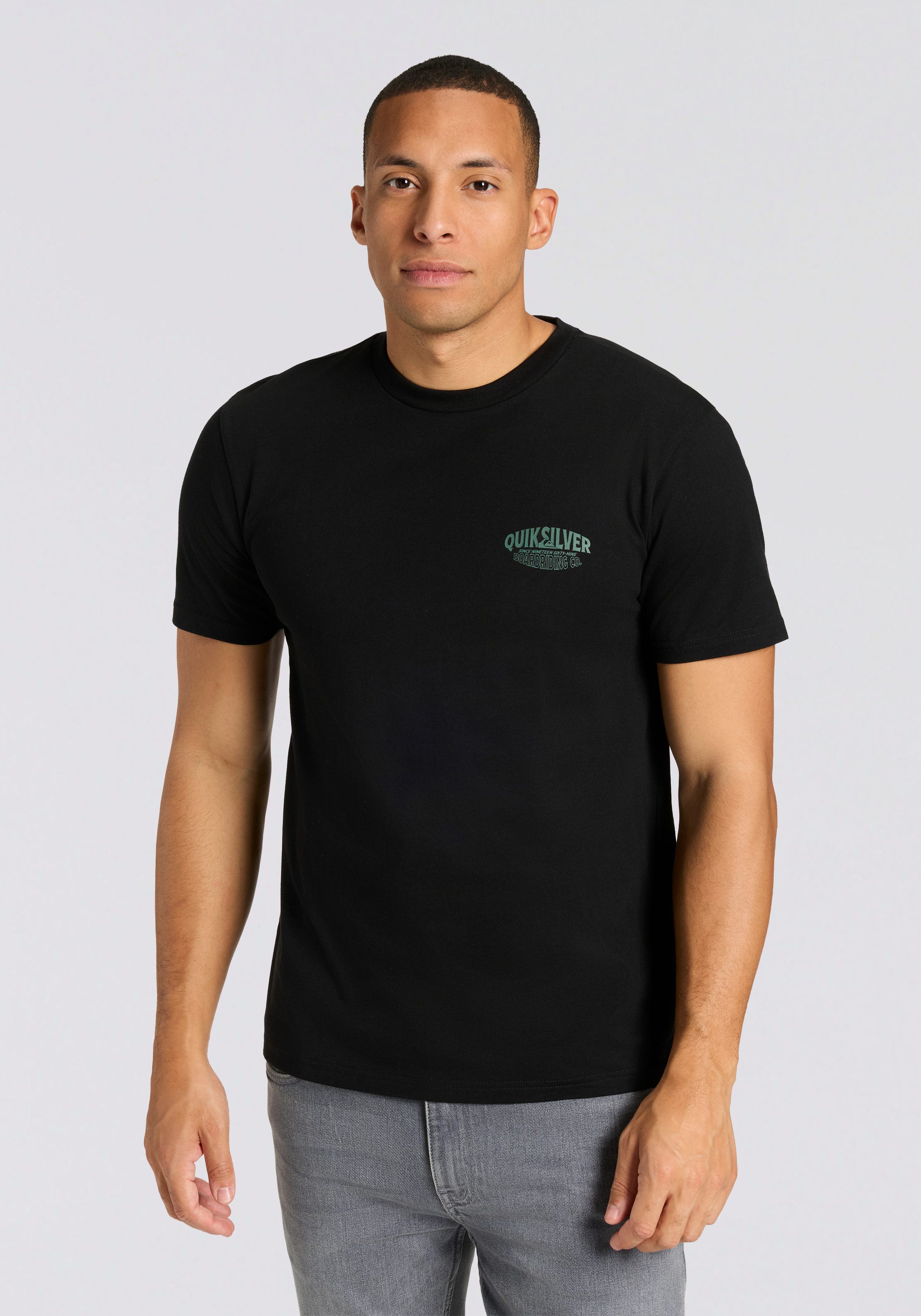 Quiksilver T-Shirt RUGGED PACK (2-tlg) Kurzarm, 2er-Pack, aus Baumwolle, auch in großen Größen