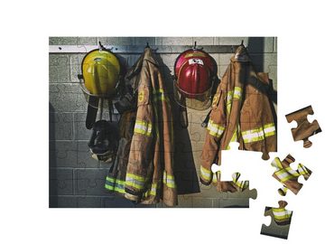 puzzleYOU Puzzle Feuerwehrausrüstung, 48 Puzzleteile, puzzleYOU-Kollektionen Feuerwehr