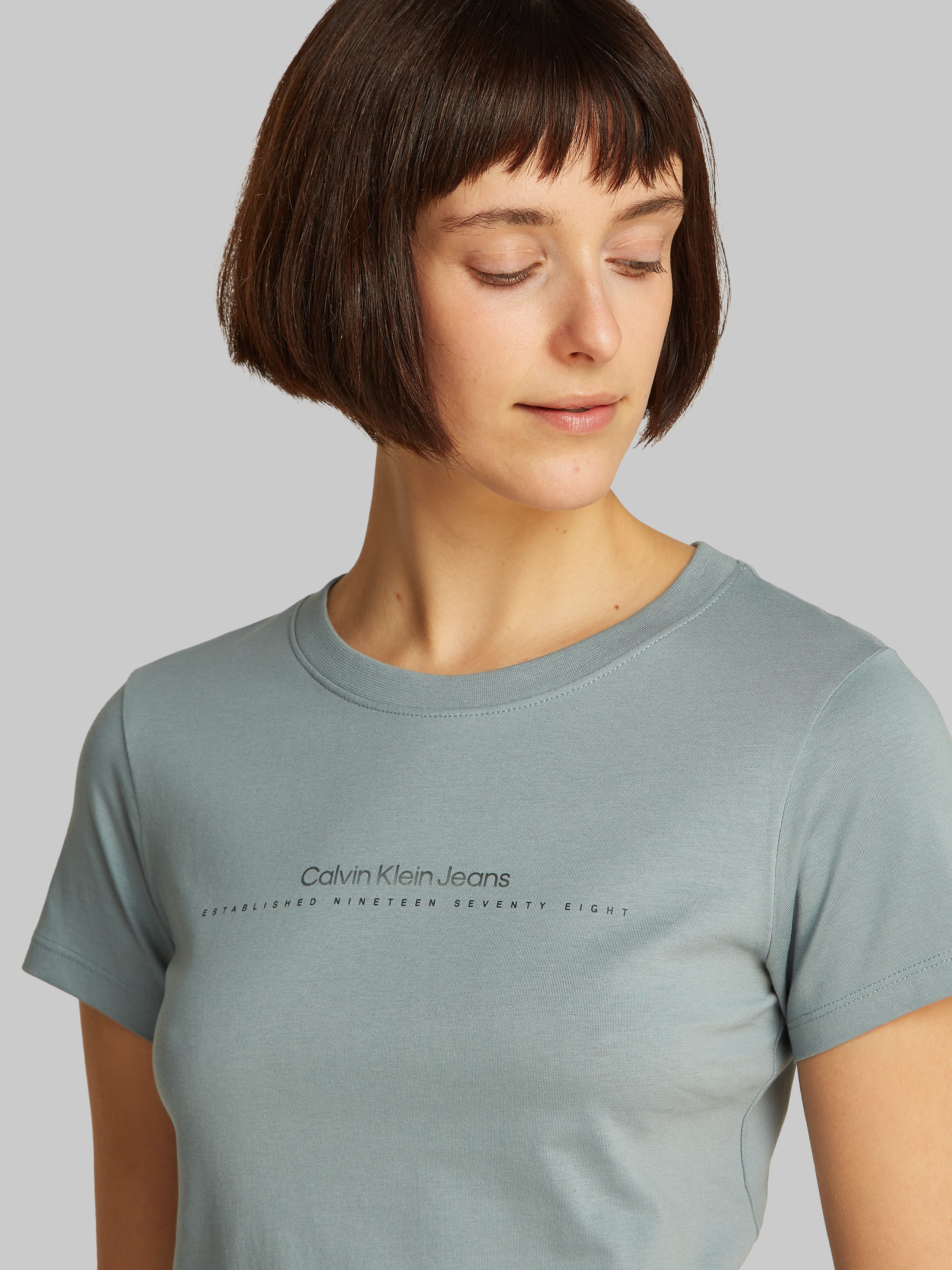 Calvin Klein Jeans Rundhalsshirt INSTITUTIONAL GRAPHIC günstig online kaufen