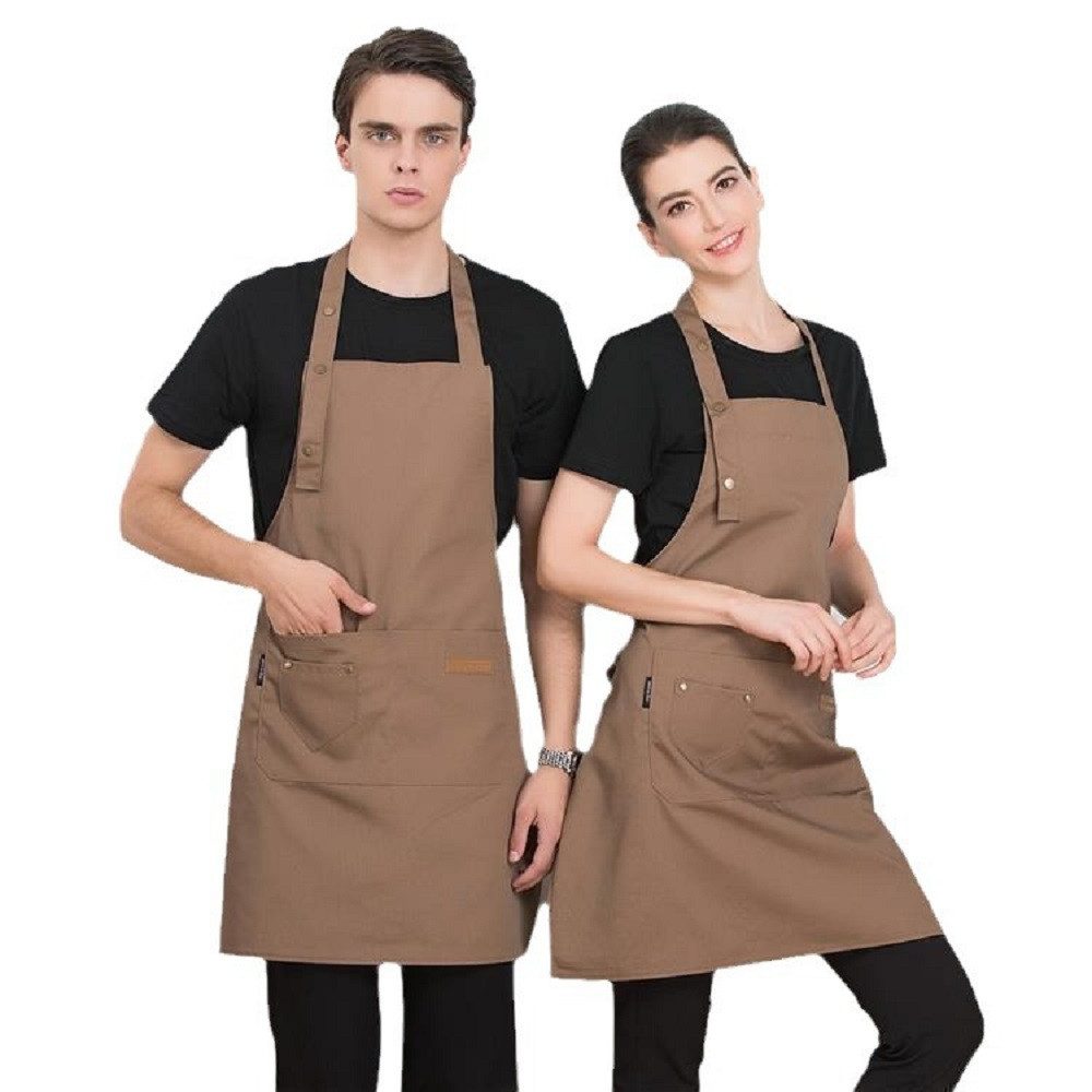 AURIVION Kochschürze Kochschürze Grillschürze Unisex Verstellbar 1 Stück, (Set, 1-tlg., 1 Kochschürze / Grillschürze für Damen und Herren enthalten), Vielseitig für Küche, BBQ und Werkstatt nutzbar
