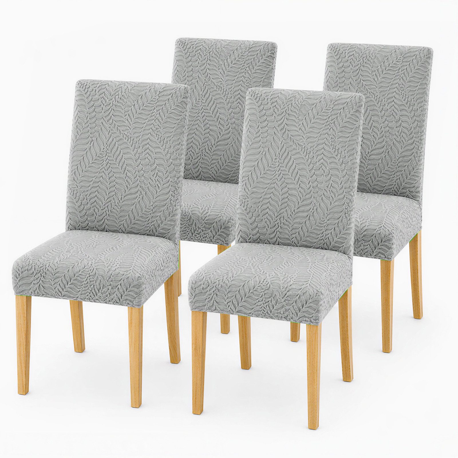 BlingBin Stuhlhusse Stretch Stuhlhussen für Esszimmer,waschbar Dekoration Stuhlschutz, Komfort Stuhlbezug für Küche Esszimmer Hotel Bankett