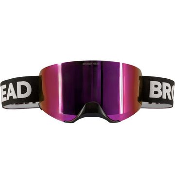 Broken Head Motorradbrille MX-Struggler Pink, Magnetische Gläser