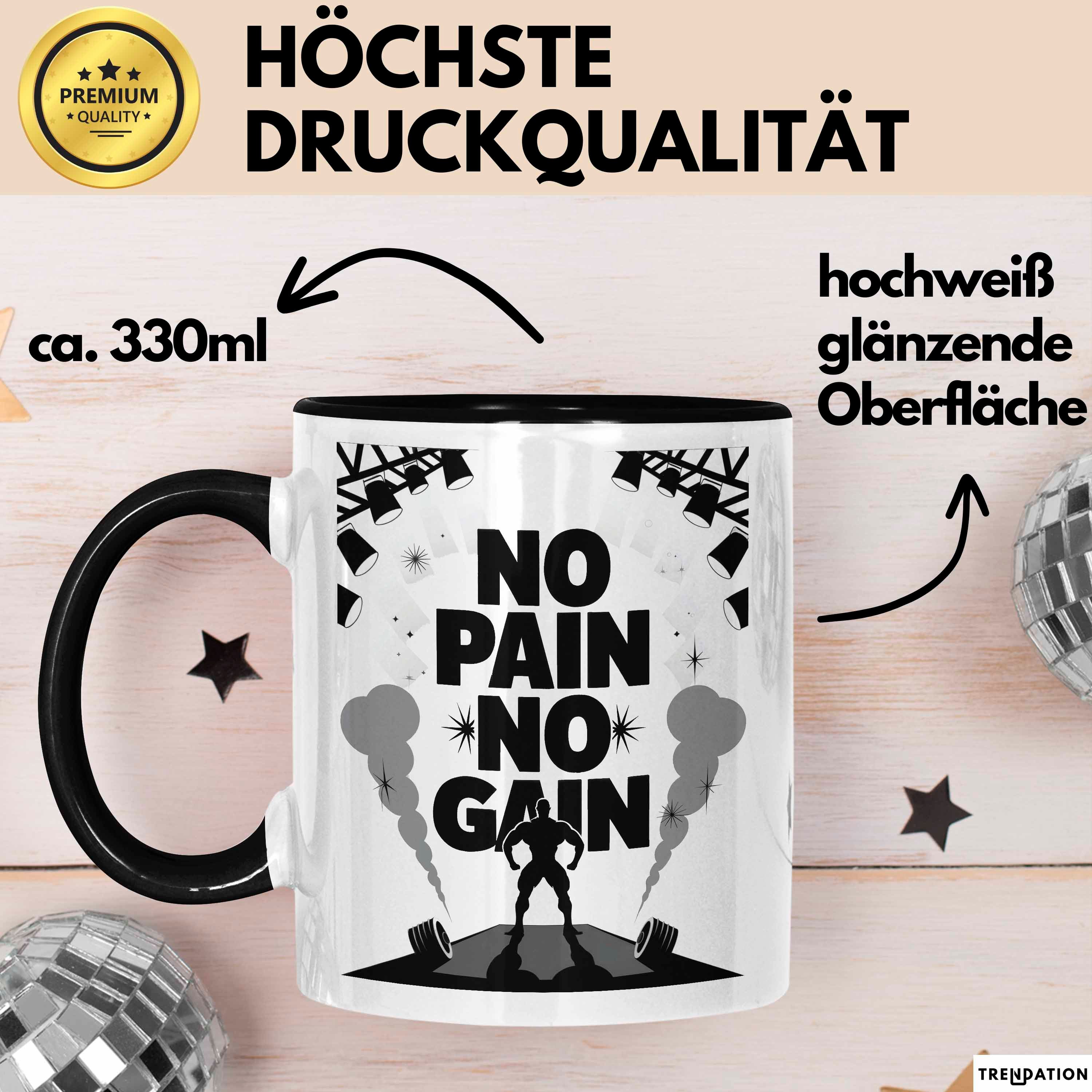 Trendation Tasse Bodybuilder Tasse Geschenk Lustige Geschenkidee Spruch Für Muskel Aufb, Keramik