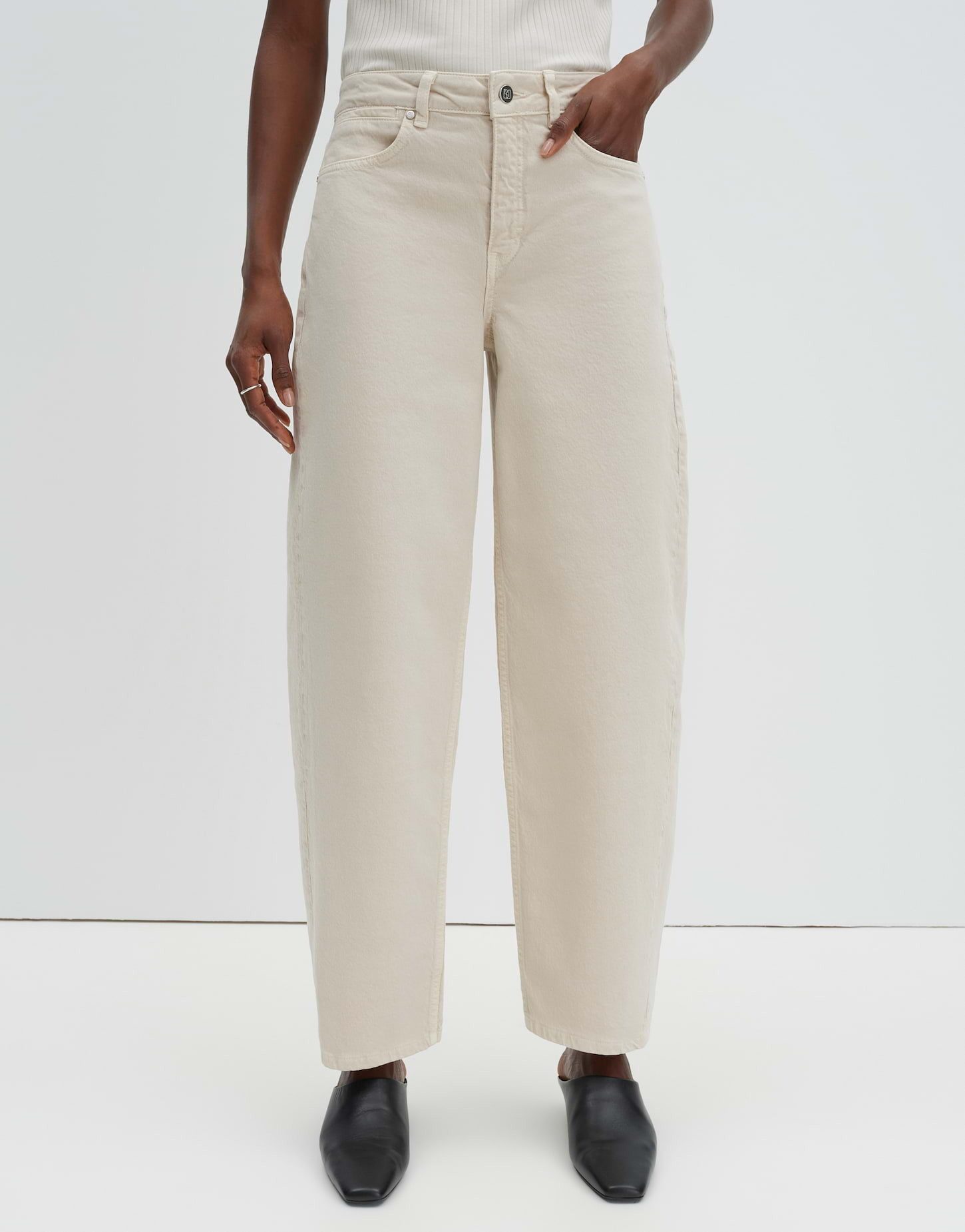 Relax-fit-Jeans Cellma barrel ease aus Colored-Denim