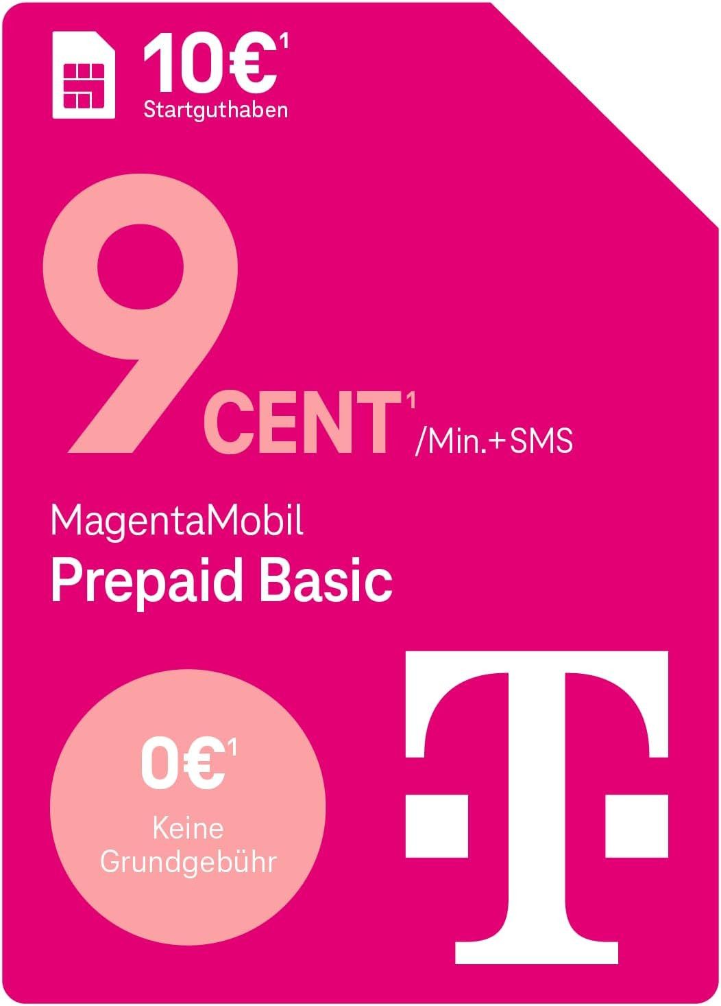 Telekom MagentaMobil Prepaidkarte Basic Prepaidkarte