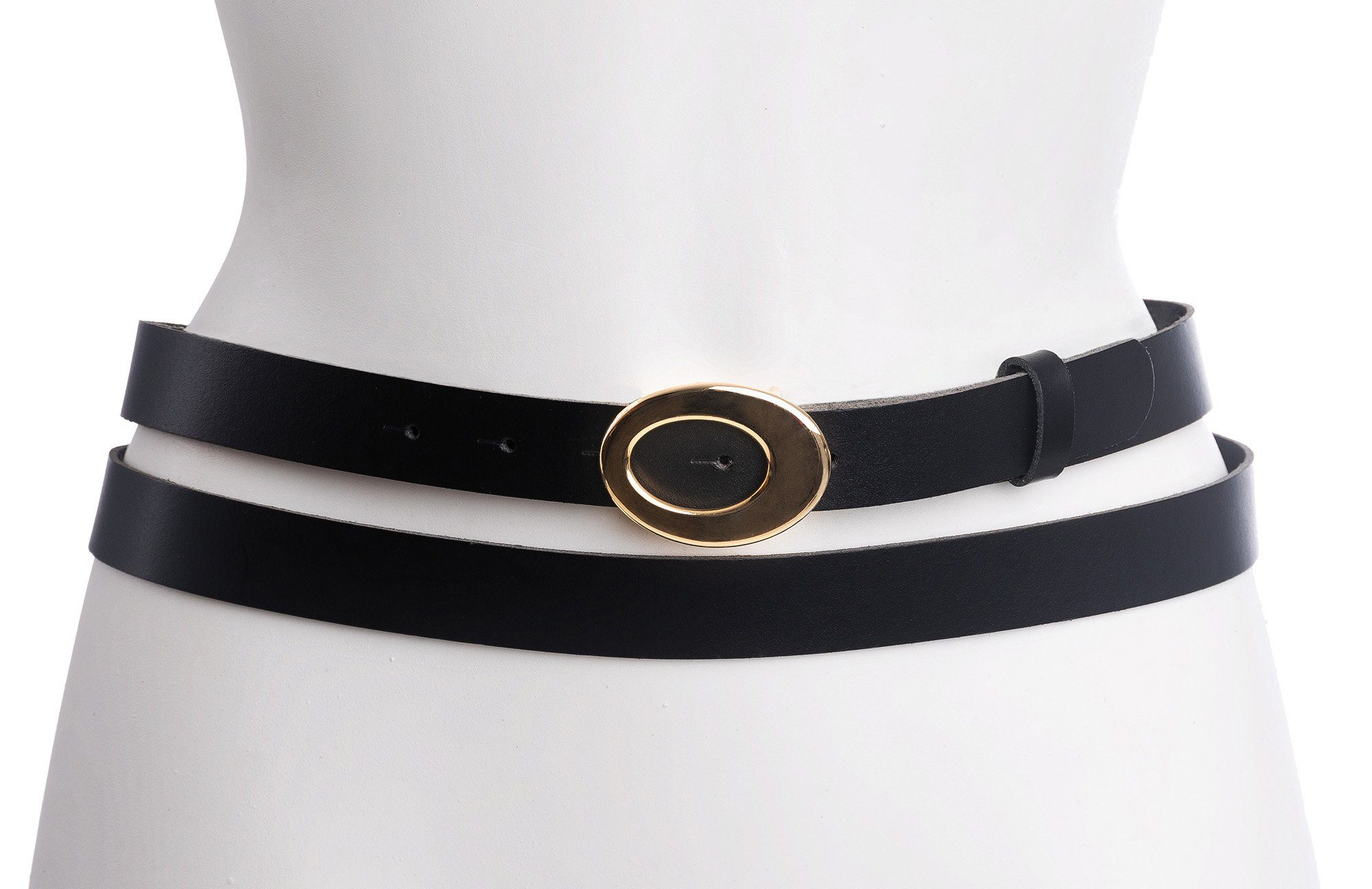 Cassandra Accessoires Ledergürtel Wickelgürtel "Dalia" mit femininer Schließe MADE IN GERMANY