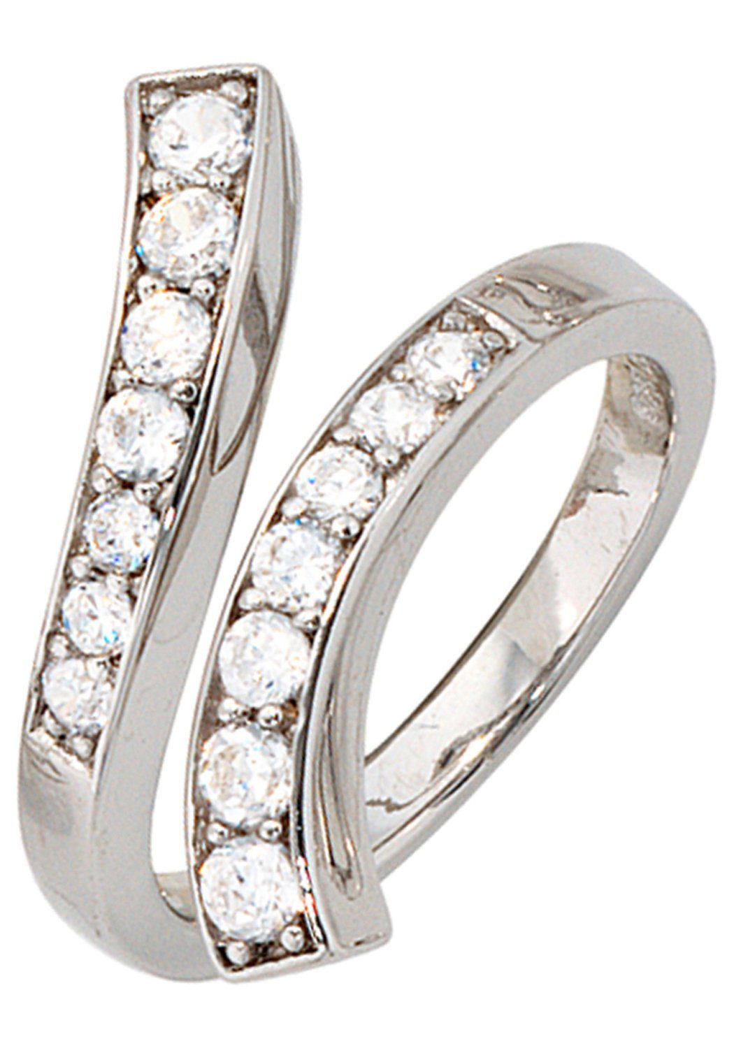 JOBO Silberring, 925 Silber mit Zirkonia günstig online kaufen