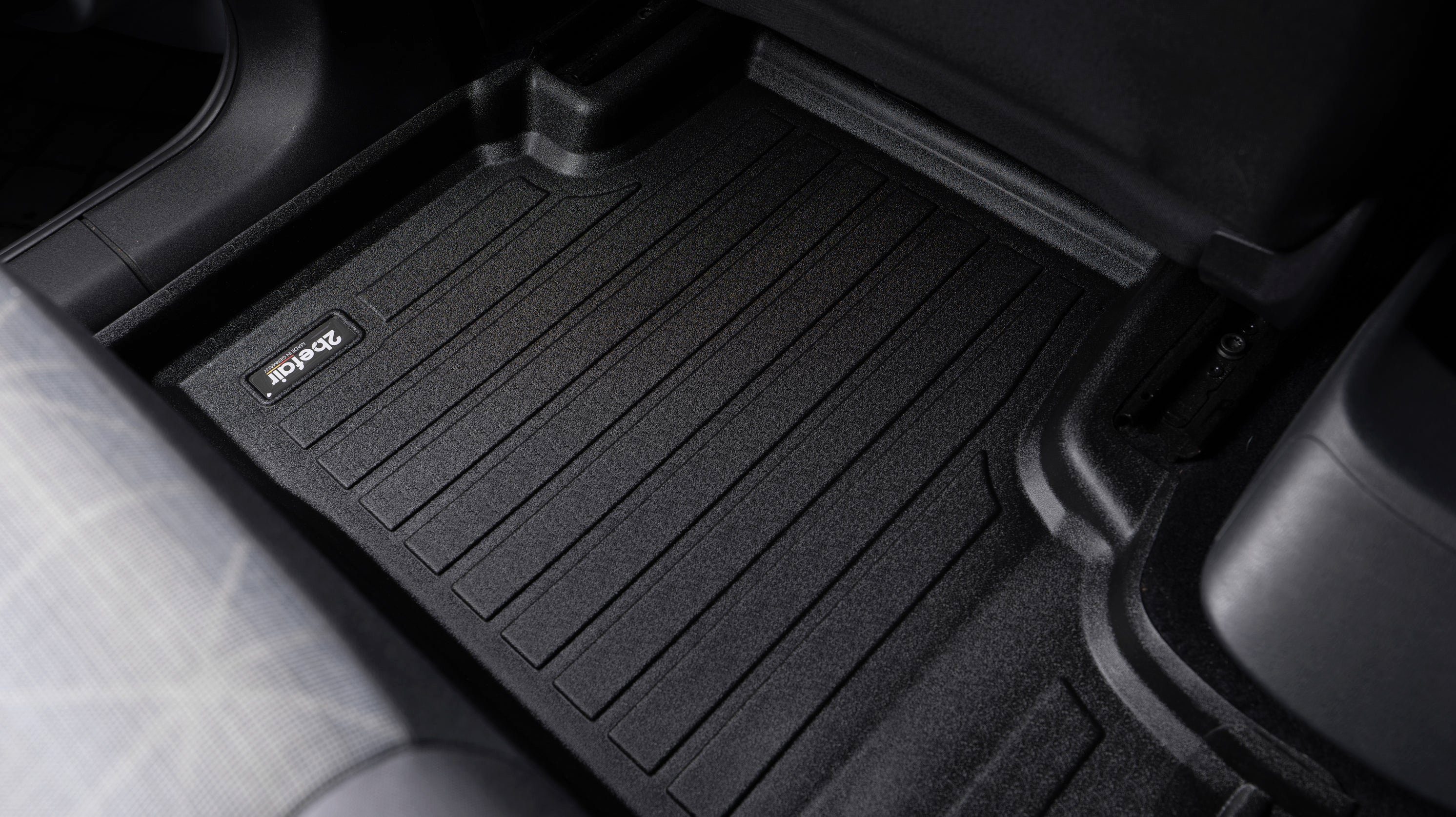 2befair Auto-Fußmatte Gummimatten Set Innenraum Schrägheck für den für VW ID.3, ID.3 VW Limosine