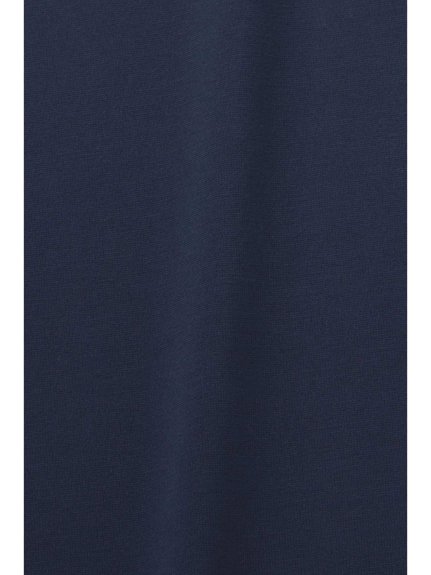 Griff weichem T-Shirt Jersey-Top Collection mit Esprit (1-tlg) NAVY