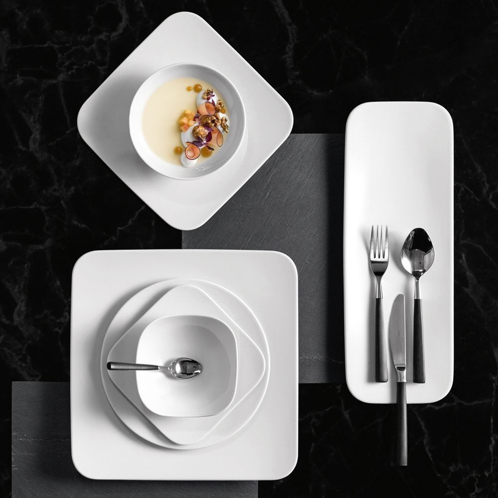 Seltmann Weiden Suppenschale 6 x Coupschale Pastaschale WHITE 20cm COUP FINE DINING, Porzellan, (6-tlg)
