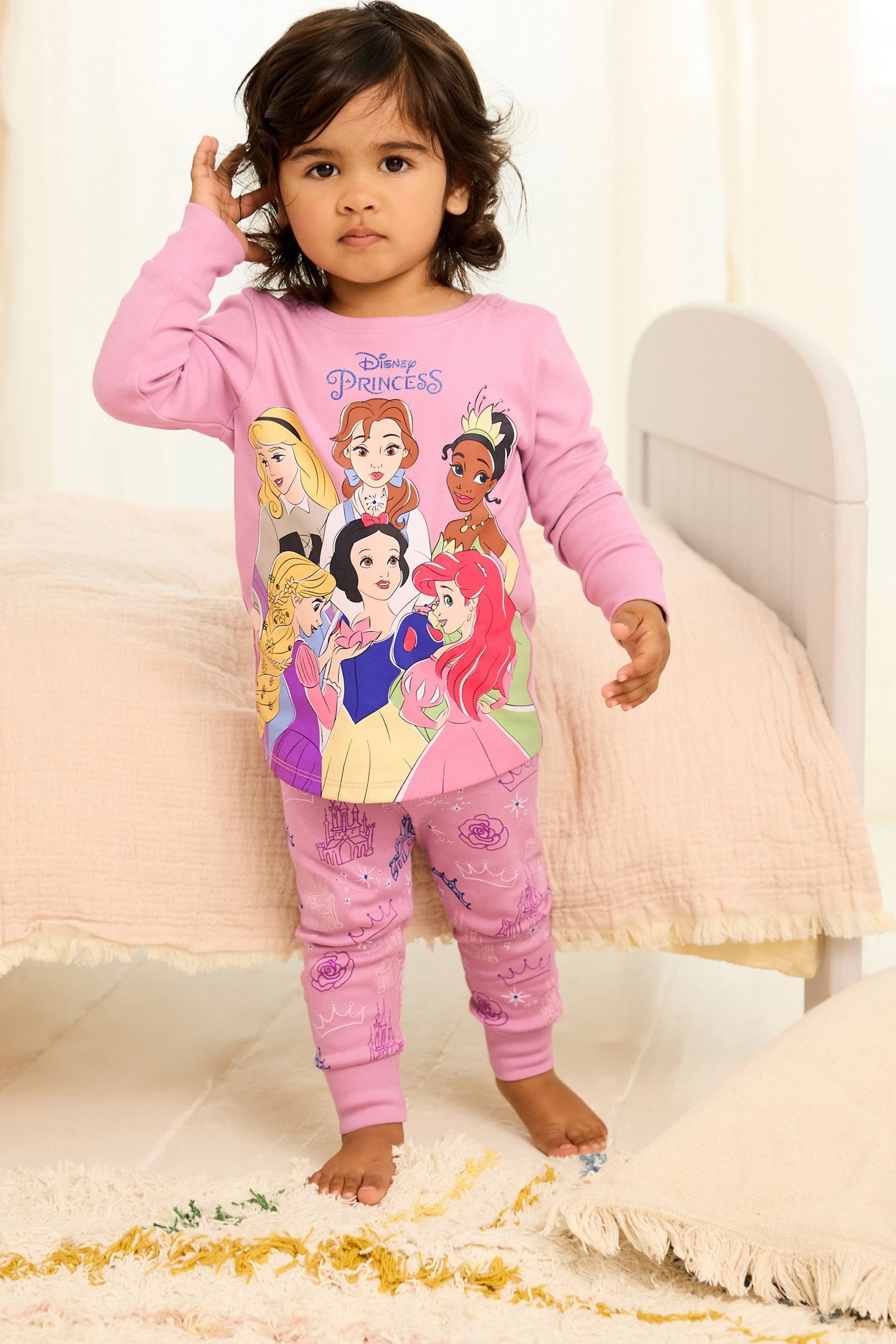 Next tlg) Princess (2 Schlafanzug Pyjama Disney Lizenzierter