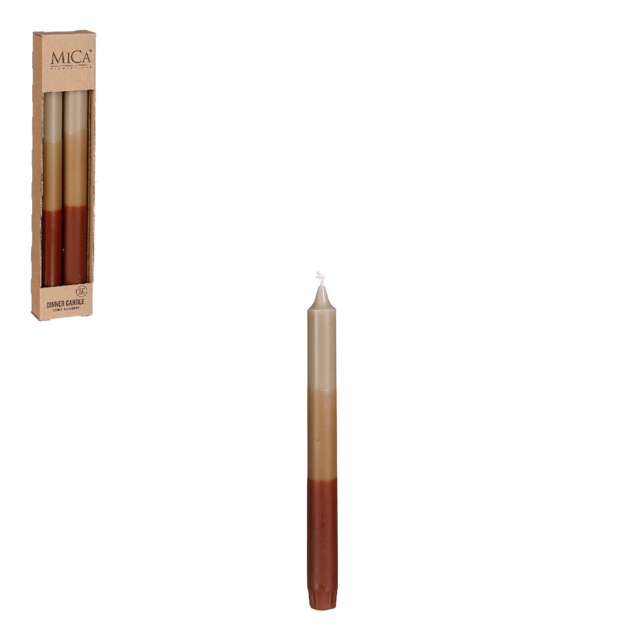Mica Decorations Spitzkerze Mica Spitzkerze Dip-dye günstig online kaufen