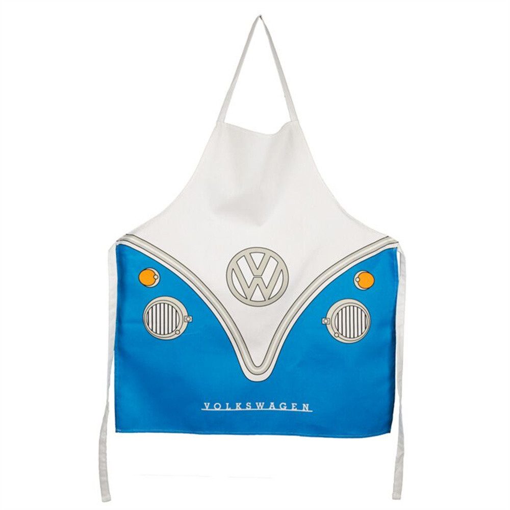 Puckator Kochschürze Volkswagen VW T1 Bulli Blau, (Baumwolle, 1-tlg., Schürze), ca. 80 x 71,5 cm