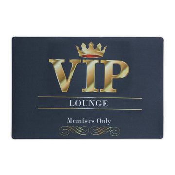 Fußmatte Fußmatte VIP-Lounge 60 x 40 cm, relaxdays, Höhe: 2 mm