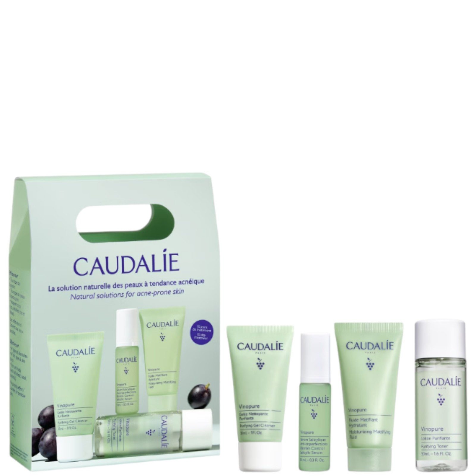 Gesichtspflege-Set Caudalie – Vinopure – Starter-Set