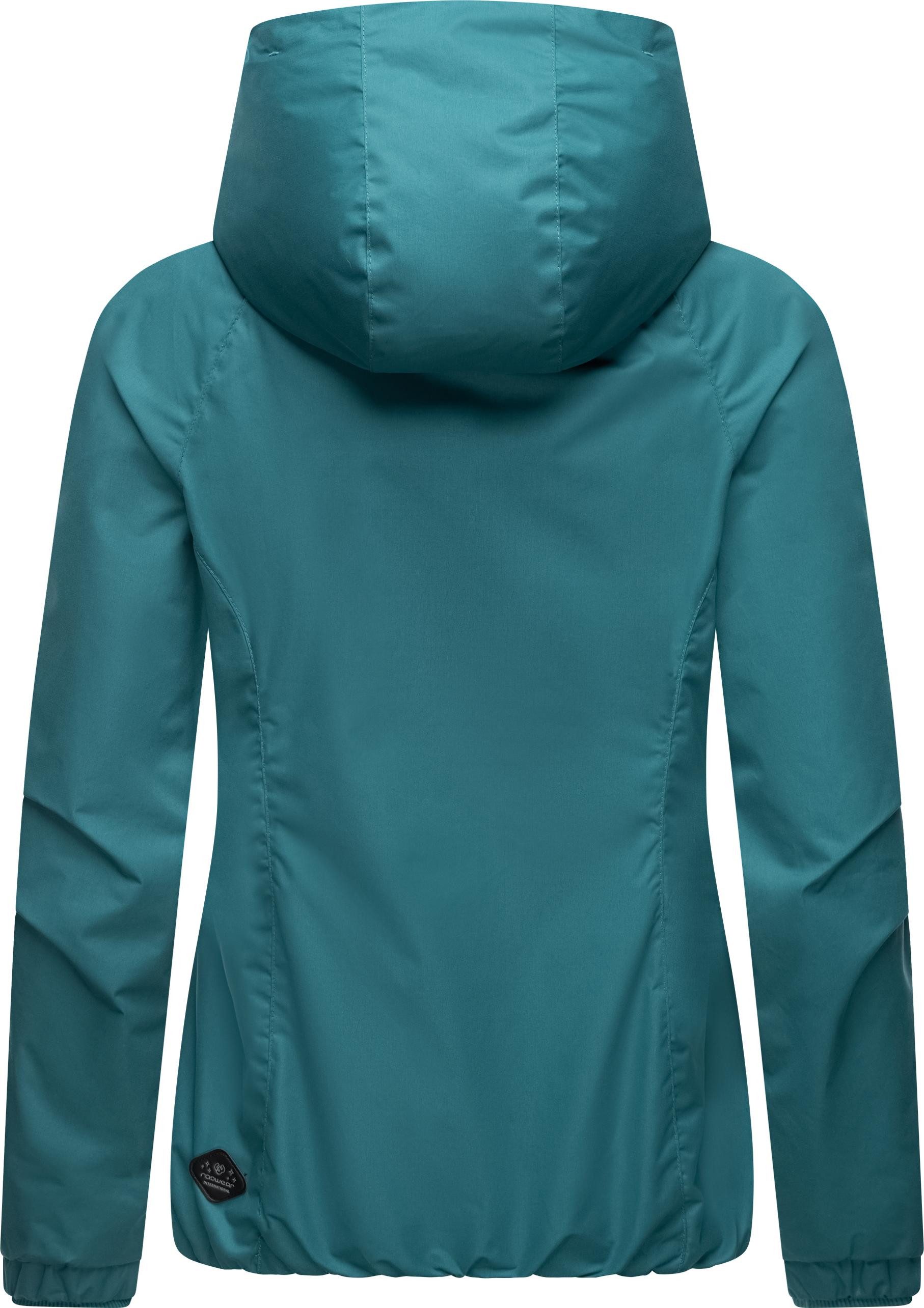 Ragwear Outdoorjacke Dizzie Wasserdichte Übergangsjacke mit großer Kapuze