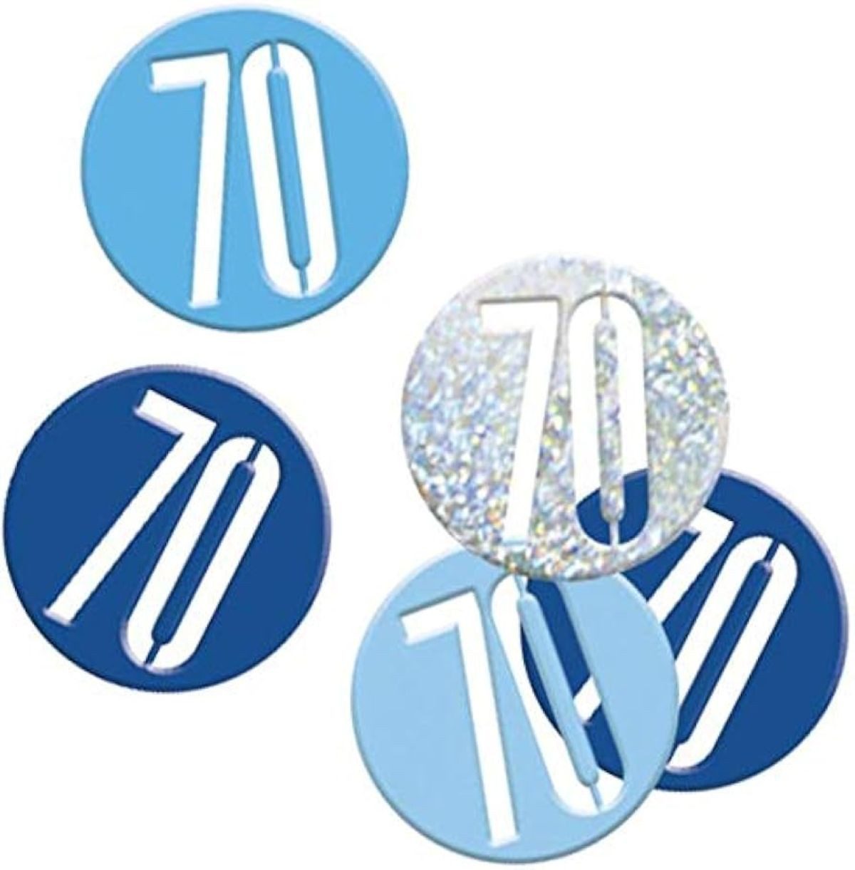 Unique Industries Inc. Konfetti Konfetti Metall Glitz 14g #70 Blau