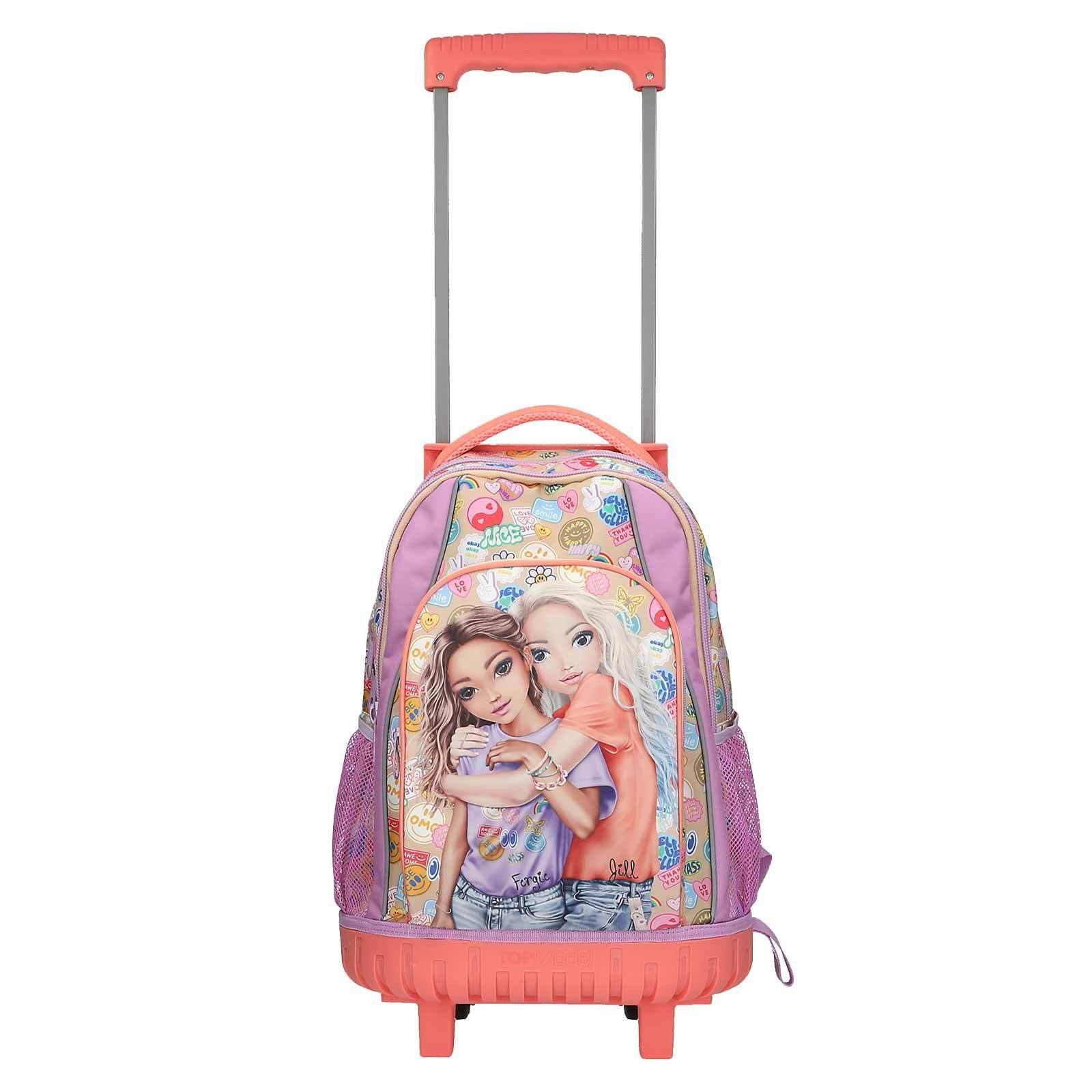 Depesche Kinderrucksack TOPModel Schulrucksack Trolley GIRL POWER (1 Rucksack, 1-tlg)