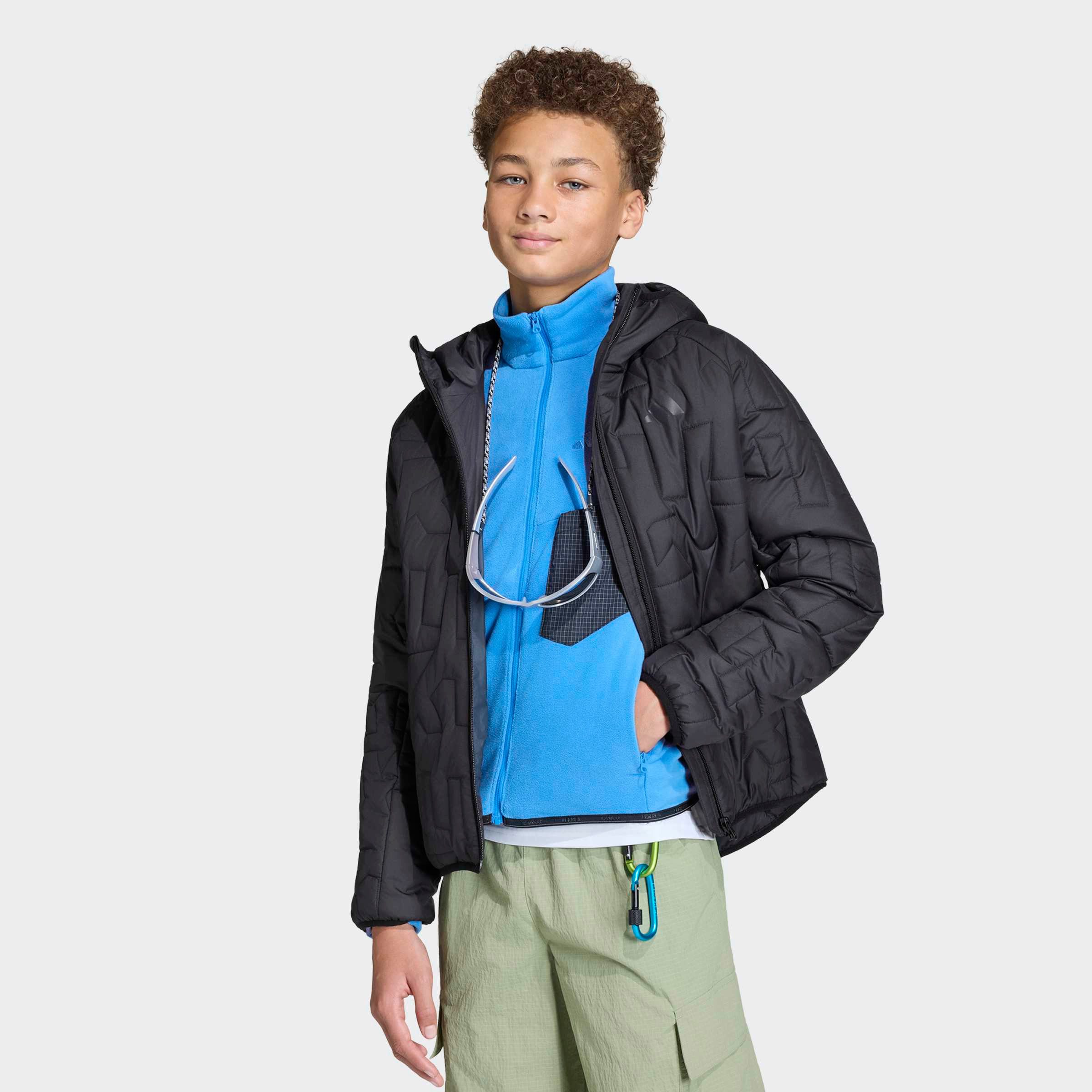 adidas TERREX Outdoorjacke KIDS XPERIOR CLIMAWARM GEFÜTTERTE für Kinder, mit durchgehendem Reißverschluss, aus Ripstop-Material – Bild 3 von 5