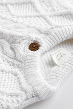 Next Strickjacke Baby-Strickjacke mit Zopfmuster (1-tlg)