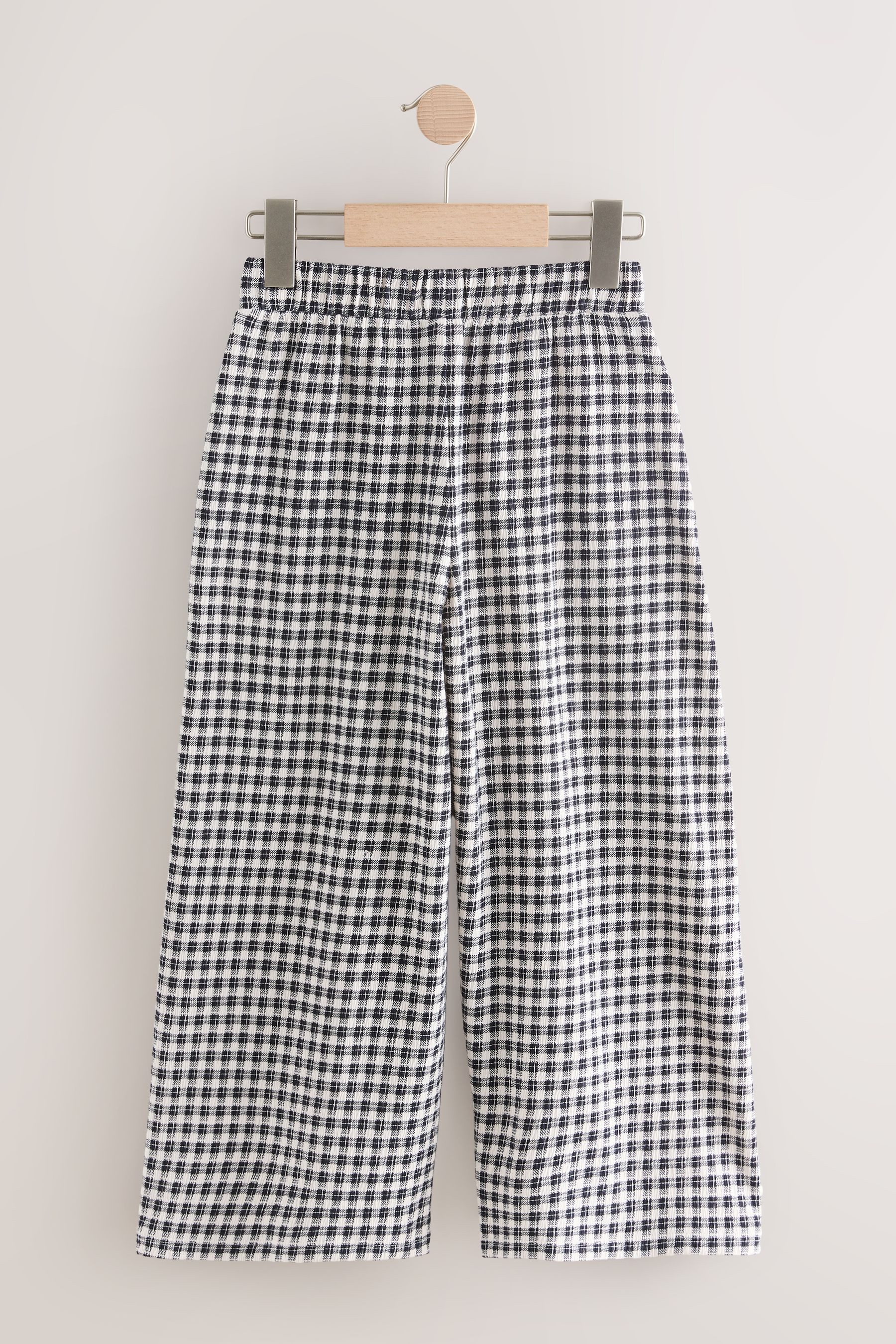 Next Palazzohose Strukturierte Hose mit weitem Bein (1-tlg) – Bild 5 von 5
