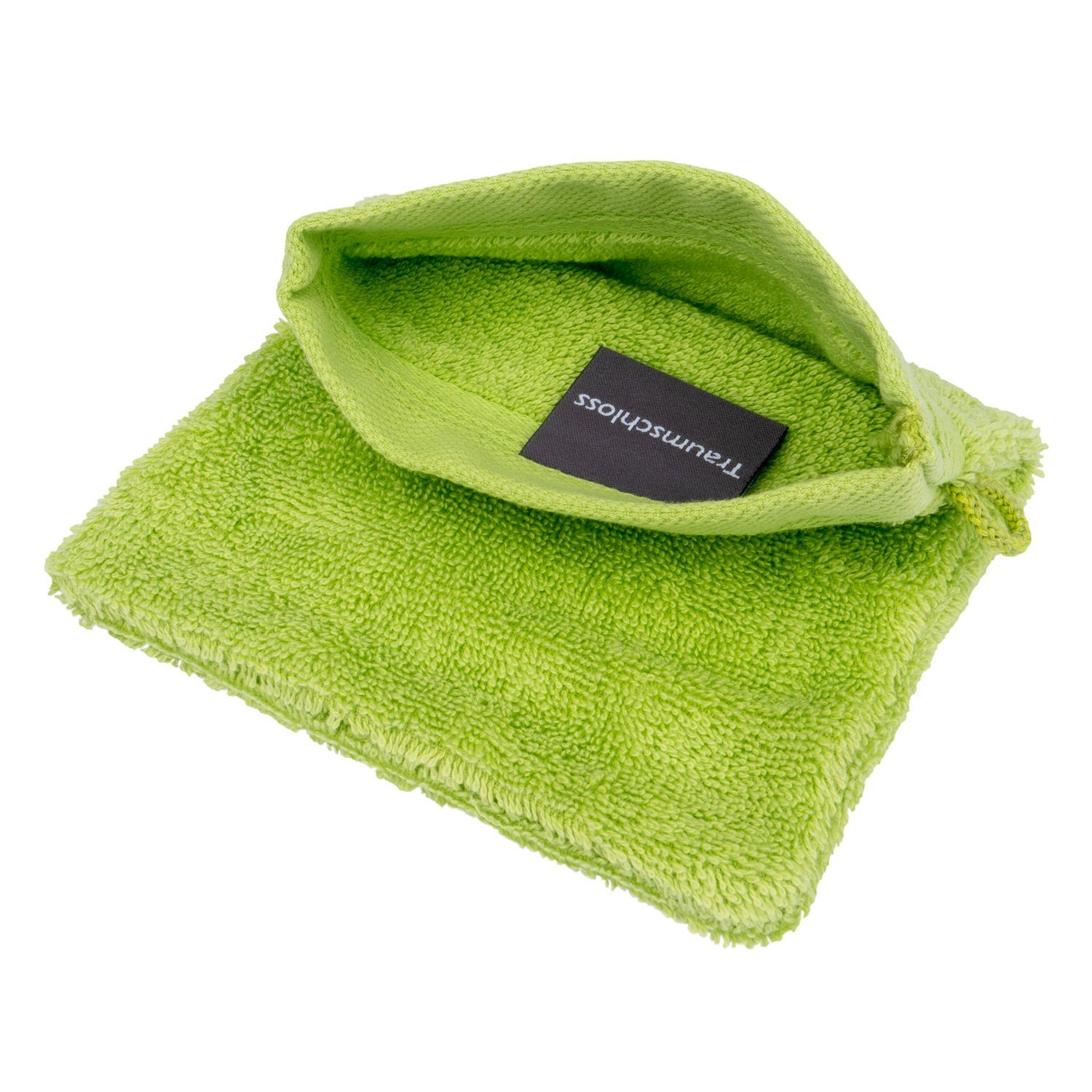 Haut Waschlappen & Flauschig zur Frottier-Line weich (1-tlg), grün Traumschloss angenehm