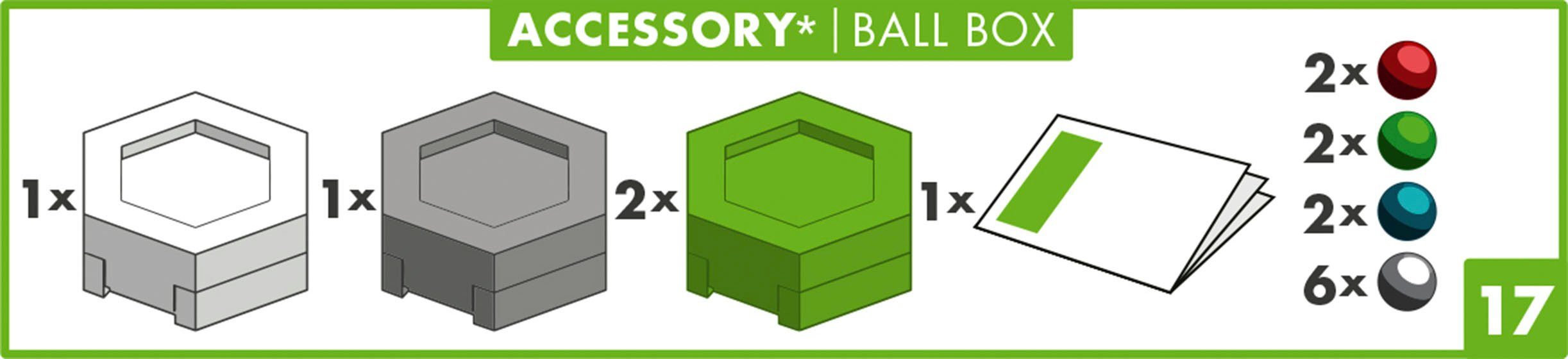 Ravensburger Kugelbahn-Bausatz GraviTrax Accessory Ball Box, Made in Europe