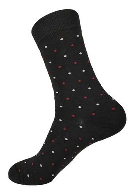 EloModa Freizeitsocken 12 Paar Damen Socken mit Muster Baumwolle; 35-38 39-42 (12-Paar)