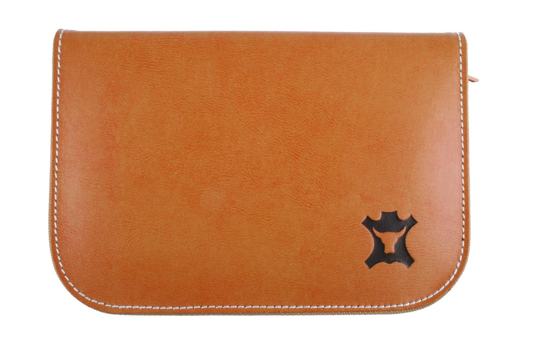 Stylex Schreibwaren Federtasche Leder Federtasche Federmappe Schüleretui "Back to the Natur" 47tlg.
