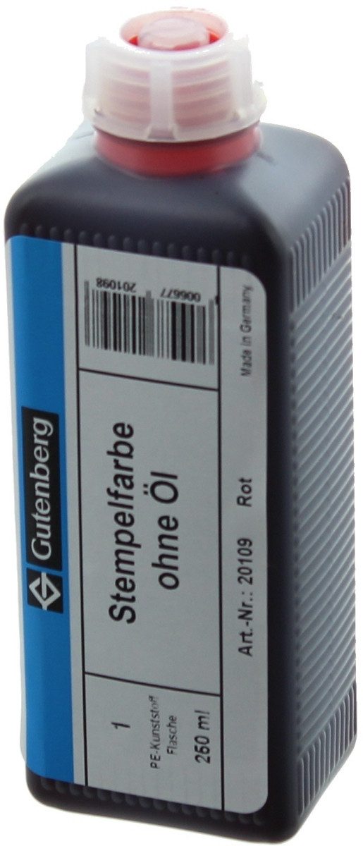 Stempel Stempelfarbe ohne Öl 250ml rot