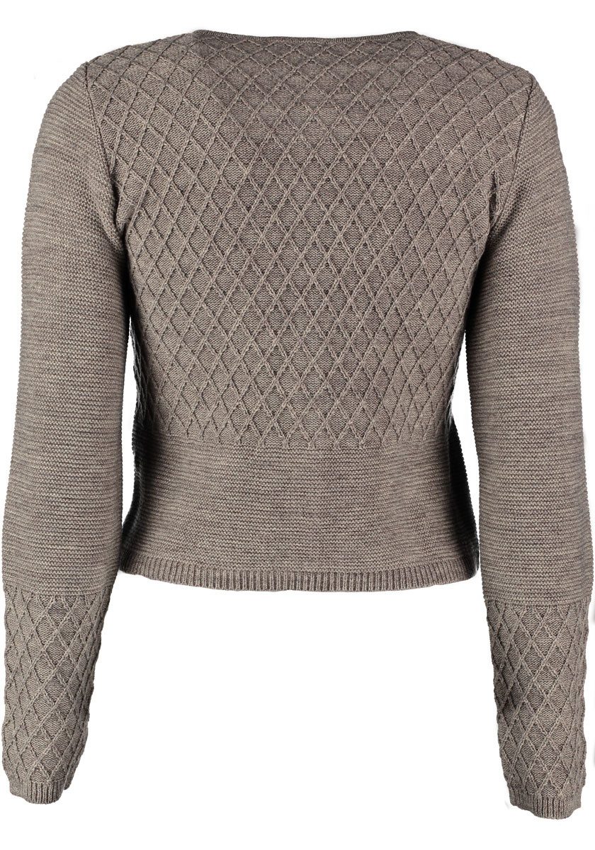 OS Trachten Strickjacke Swoyar Trachtenjacke mit Rautenmuster günstig online kaufen