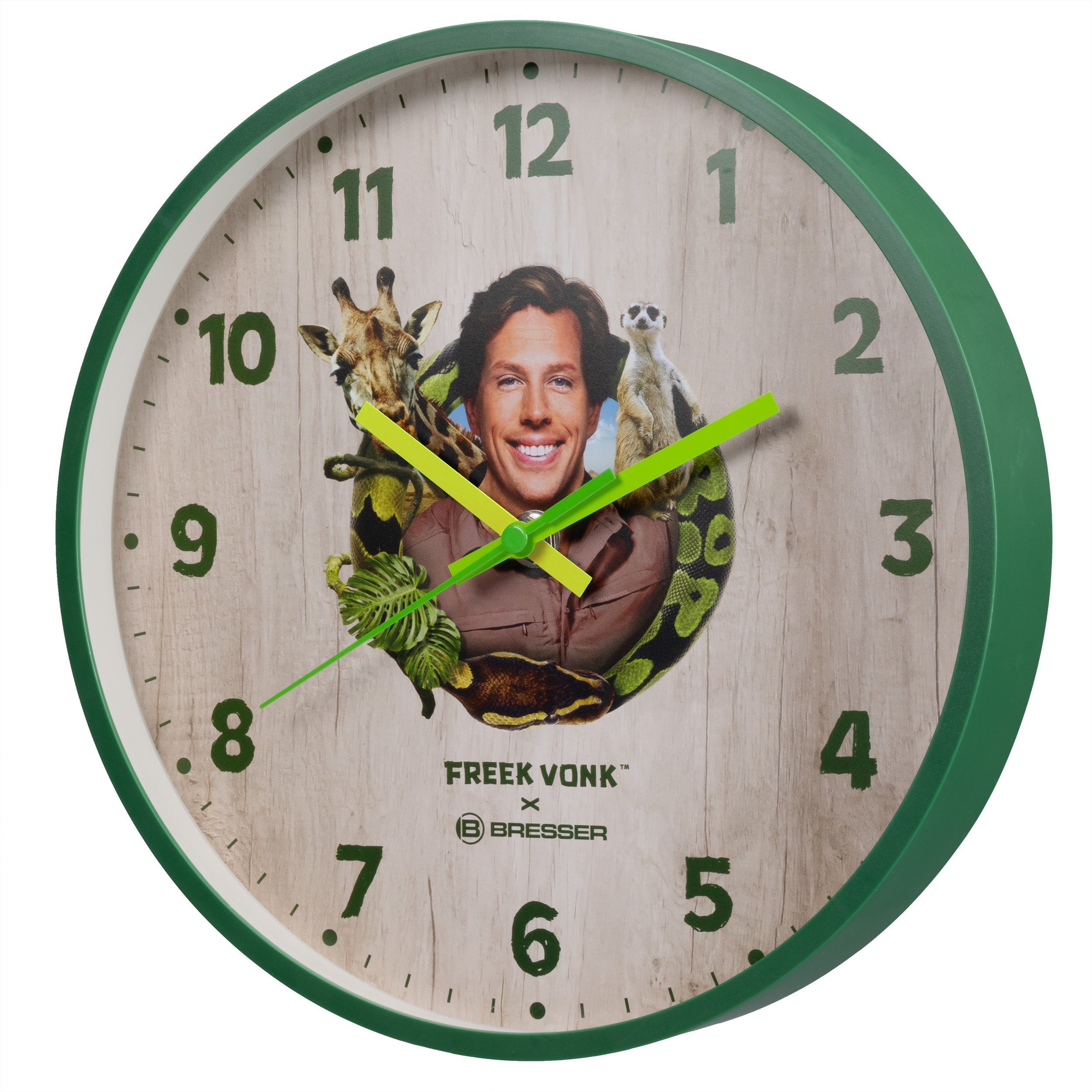 Freek Vonk x BRESSER Wanduhr Freek Vonk Kinder-Wanduhr