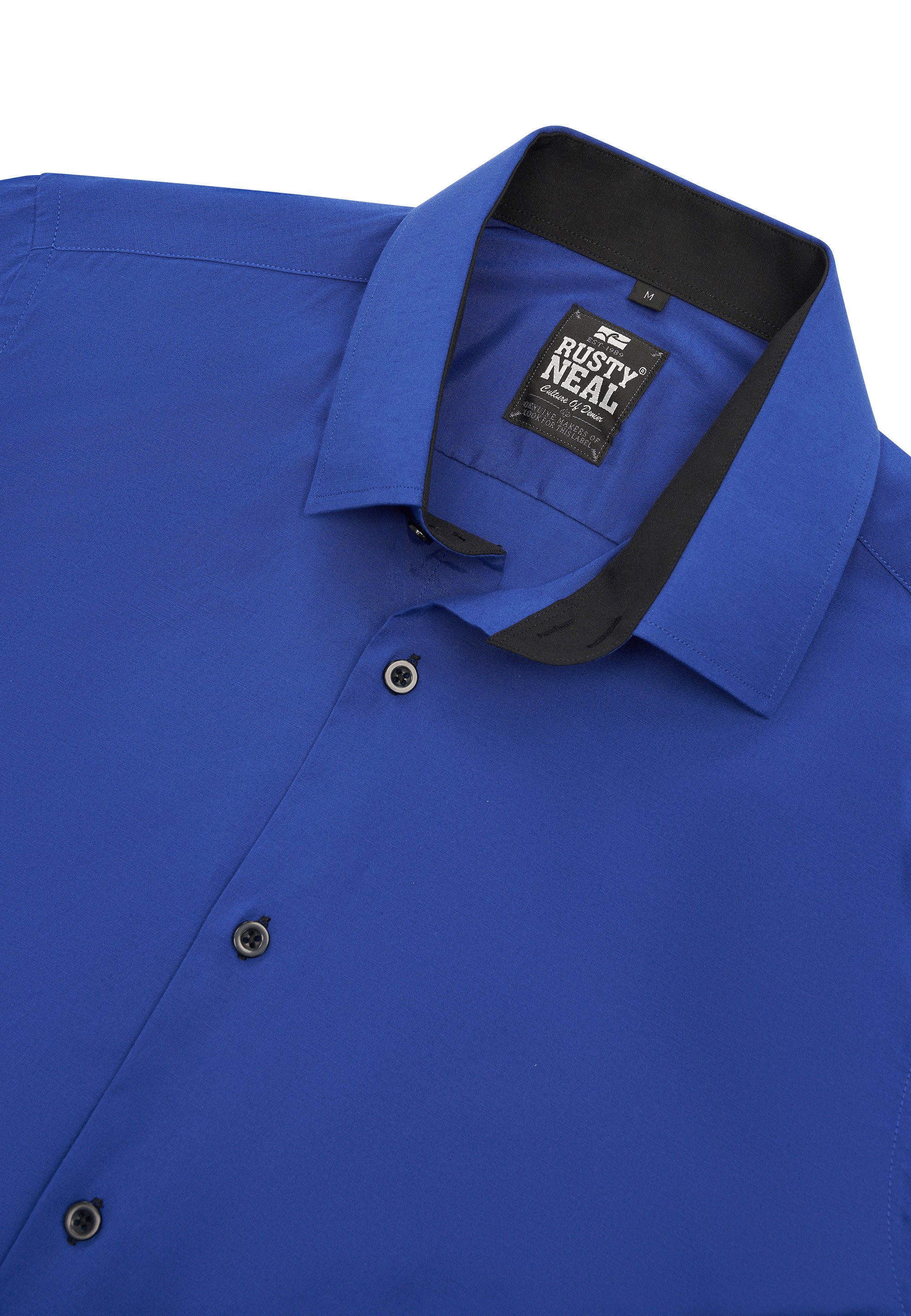 Rusty Neal Langarmhemd mit Krawatte