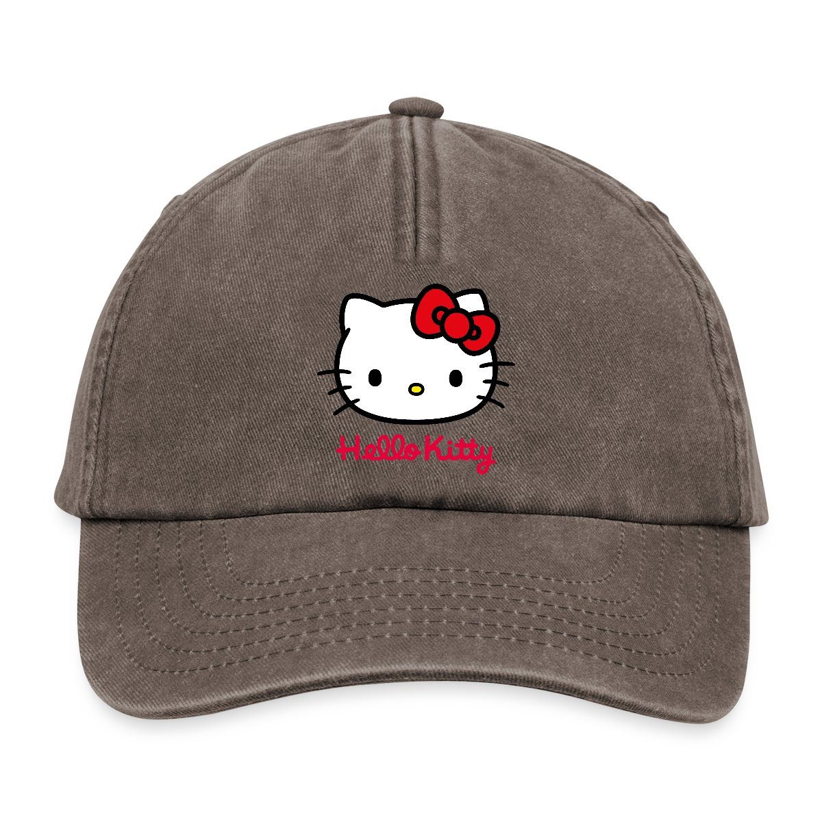 Baseball Cap Hello Kitty Klassisch Mit Schriftzug Vintage Cap