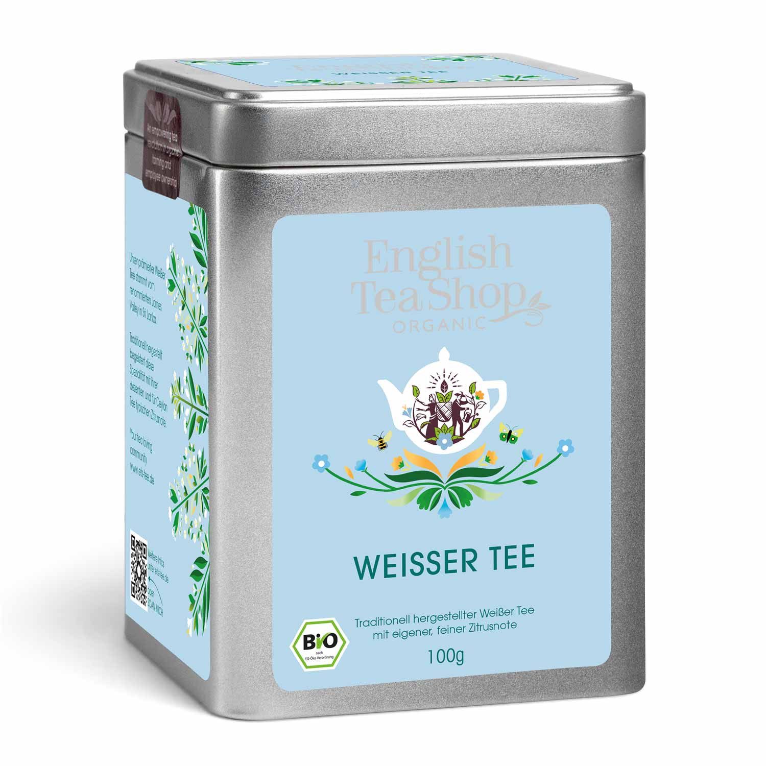 English Tea Shop Tee Weißer Tee, BIO, Loser Tee, 100g Dose