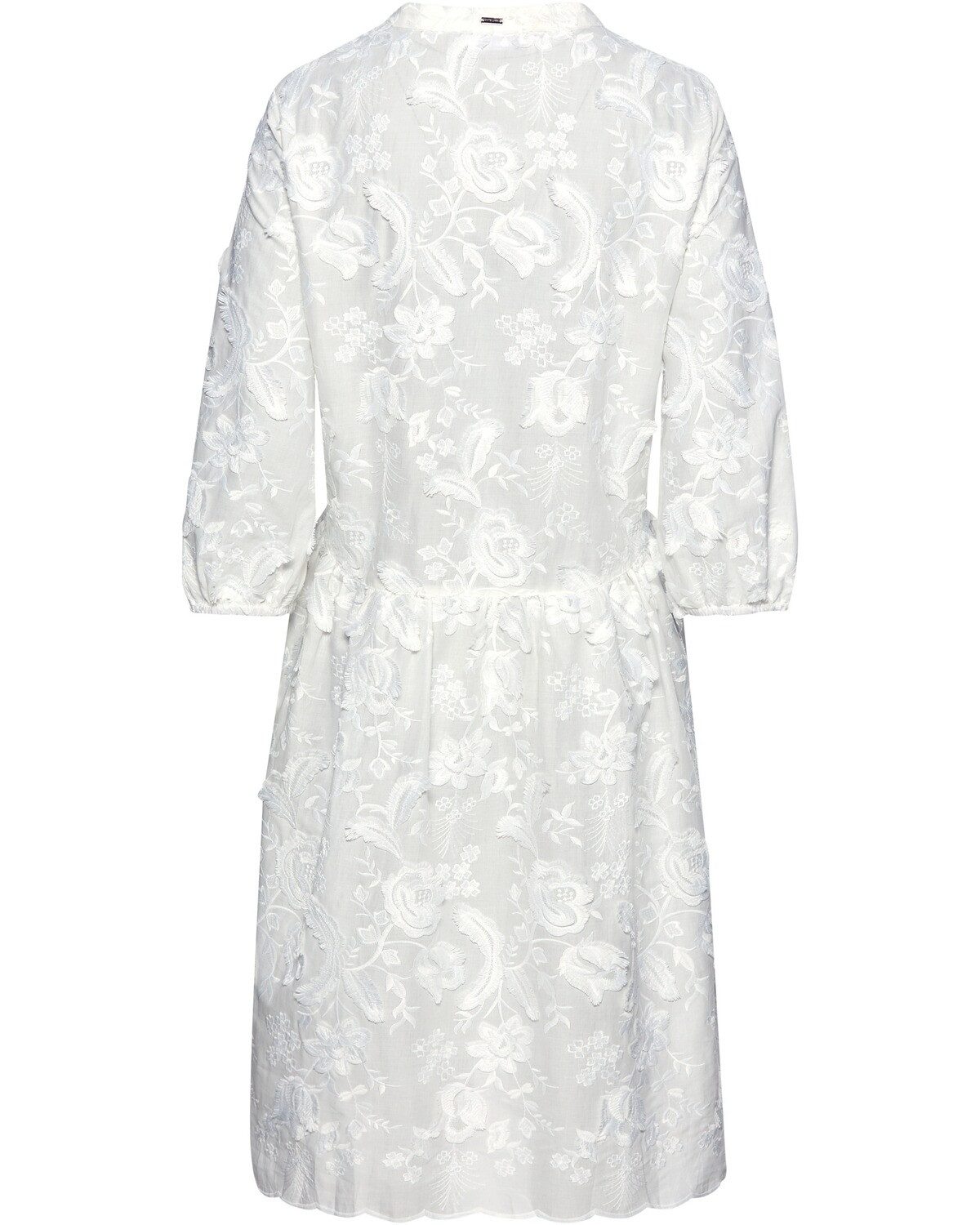 White Label Midikleid Kleid mit Blumenstickerei
