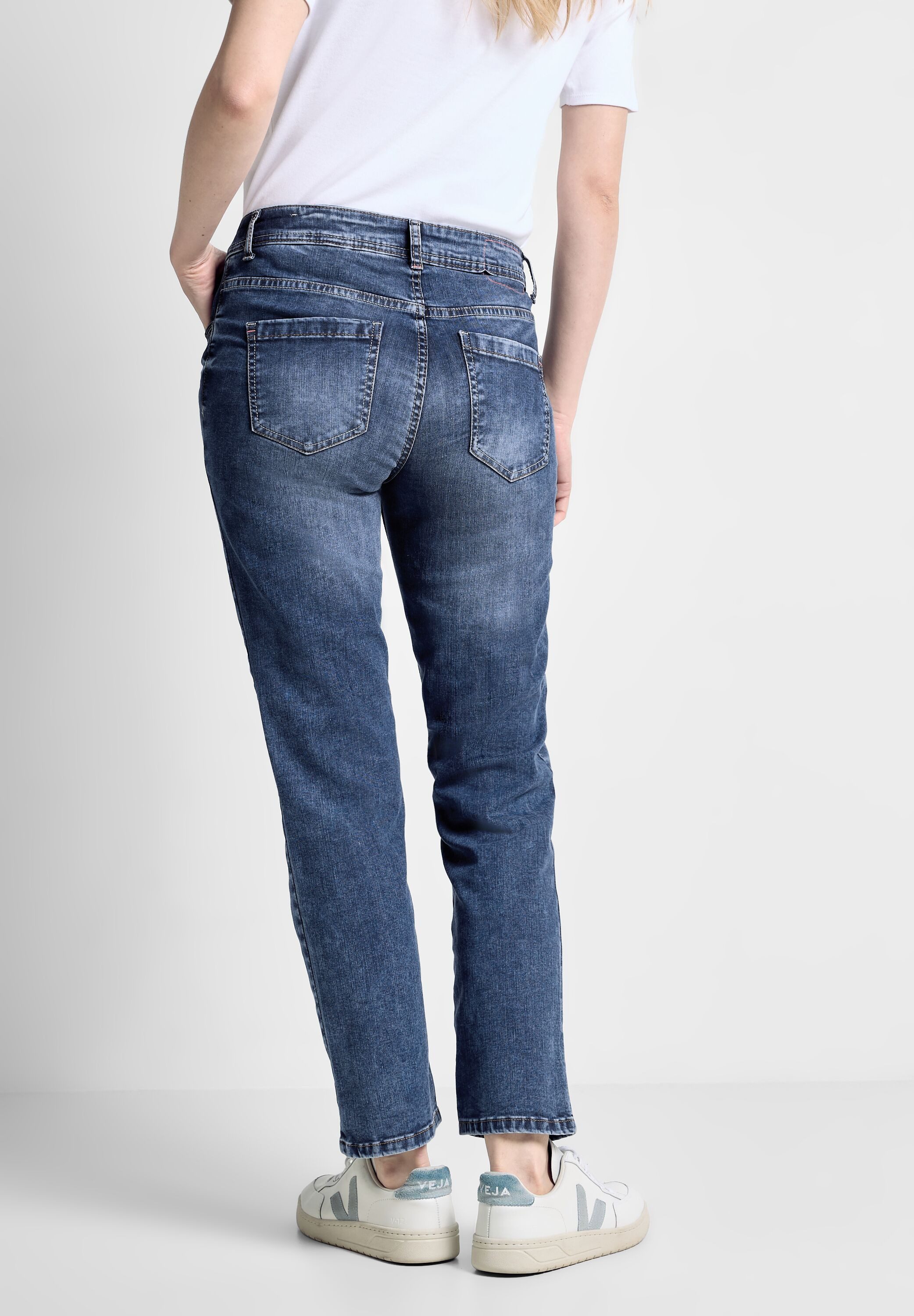 Cecil Slim-fit-Jeans aus Baumwolle mit Stretchanteil