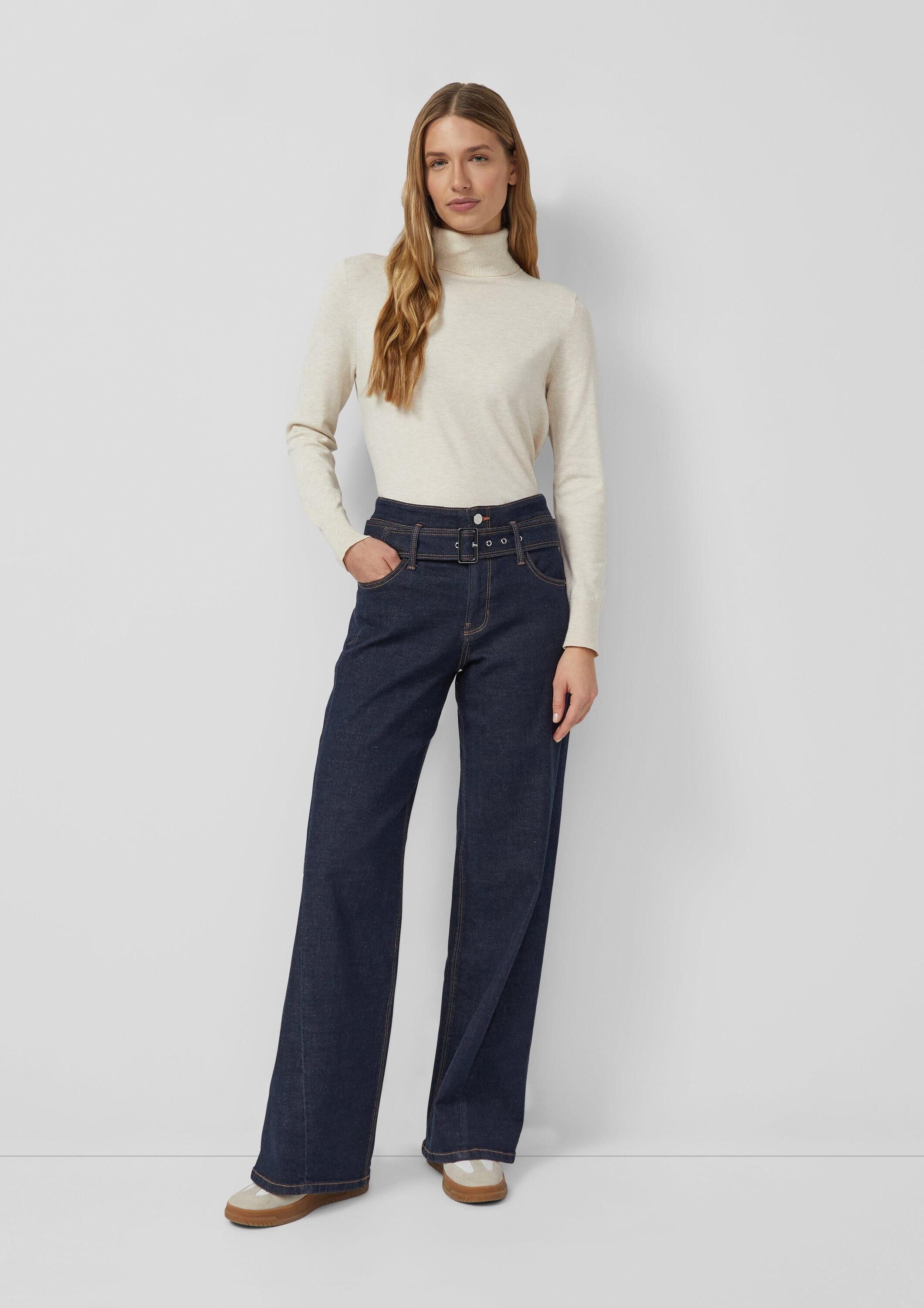 s.Oliver Bootcut-Jeans Jeans-Hose SURI Jeans Suri / Regular Fit / High Rise günstig online kaufen