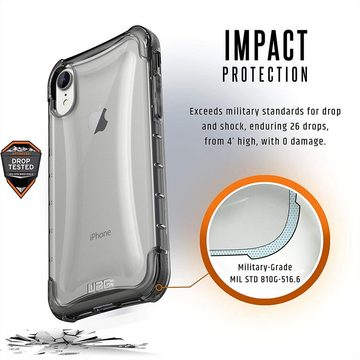 UAG Handyhülle Plyo, Urban Armor Gear iPhone Xr Hülle mit verstärkten Ecken - Case nach Militärstandard (Sturz- und stoßfest) - ice (transparent)