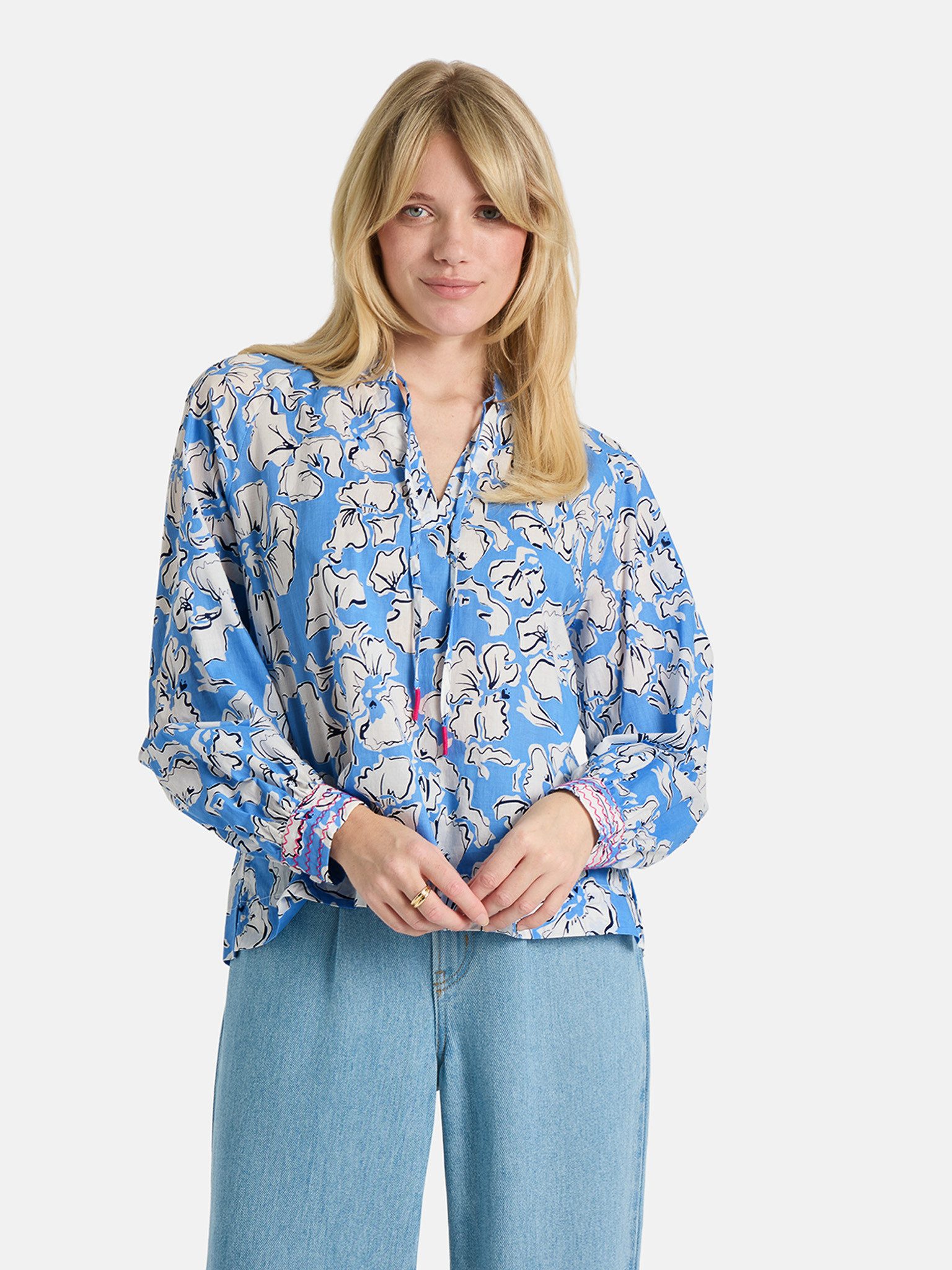 Lieblingsstück Klassische Bluse RukaniL aus 100% Baumwolle