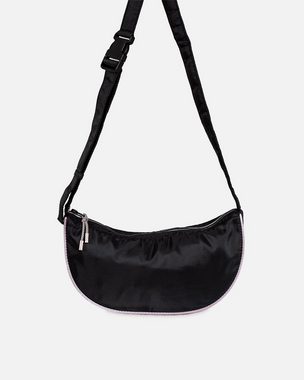 Becksöndergaard Umhängetasche Dull Nylon Moon Crossbody Bag - verstellbare Schultertasche Damen, in Schwarz 32x14,5x5 cm