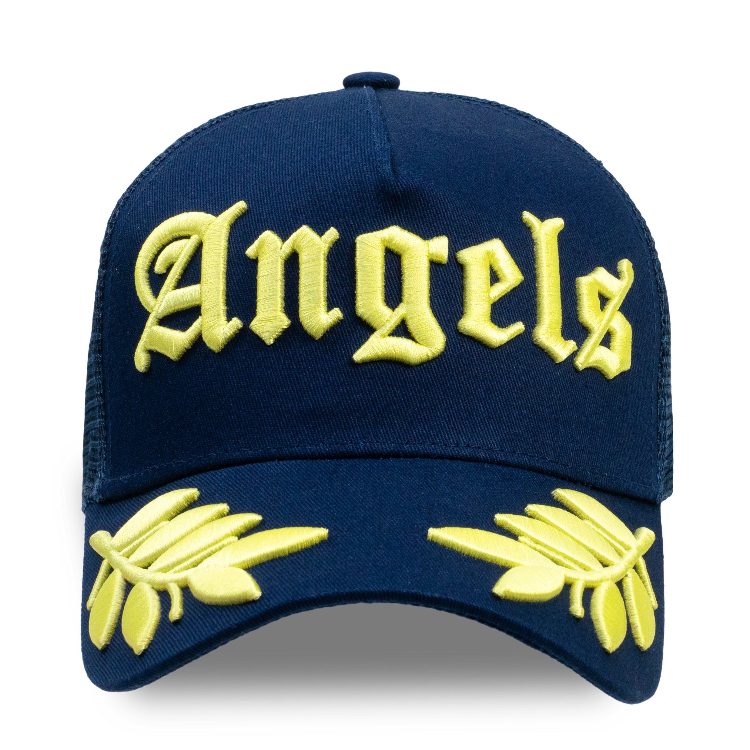 Brand Navy LA Chiccheria - Cap Blue Baseball in Designed Gelb ANGELS