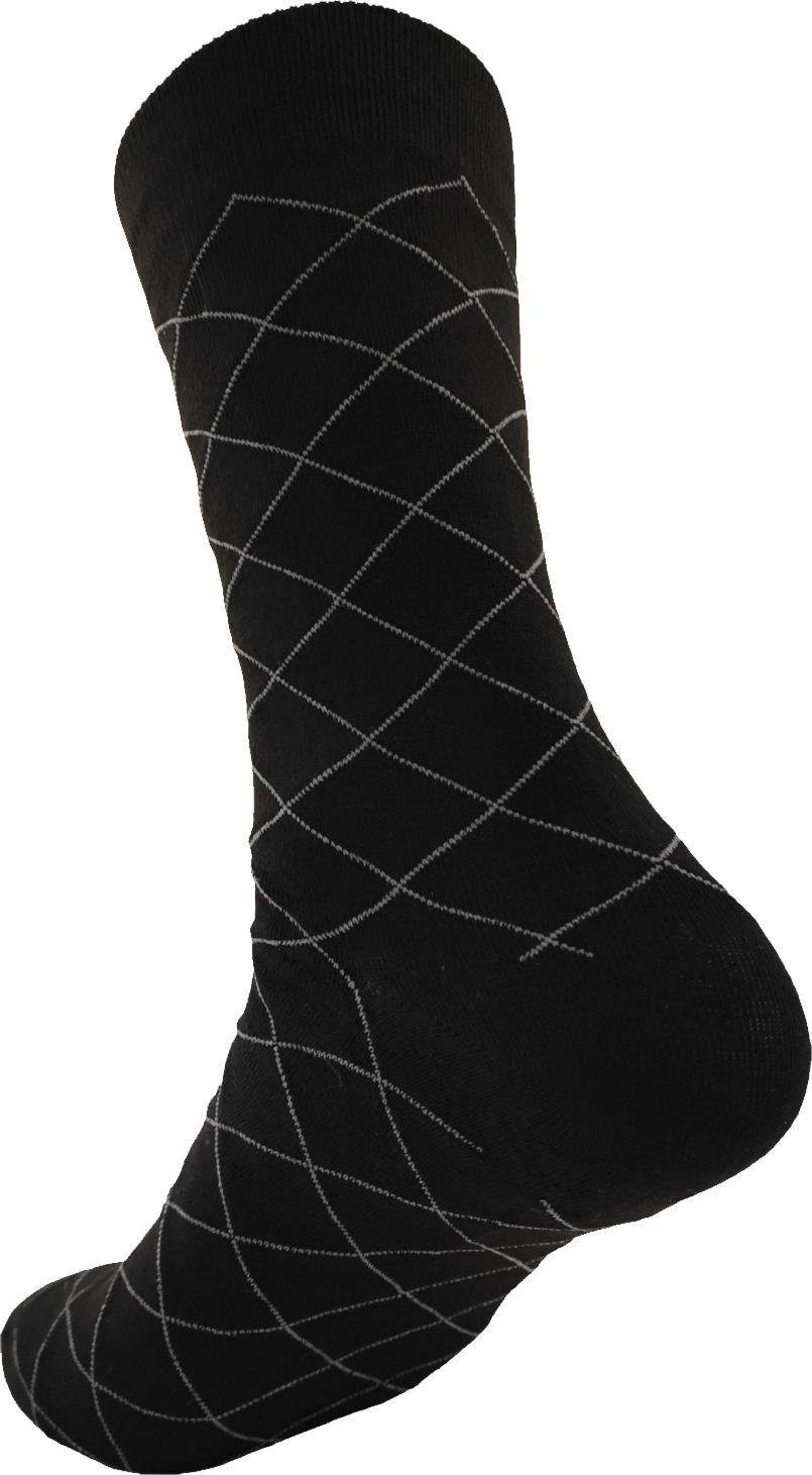 Sport Herren Muster (12-Paar) Freizeit Mix6 Socken EloModa Form Basicsocken Paar 12 klassischer