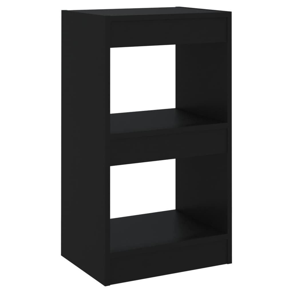 vidaXL Bücherregal Bücherregal/Raumteiler Schwarz 40x30x72 cm, günstig online kaufen