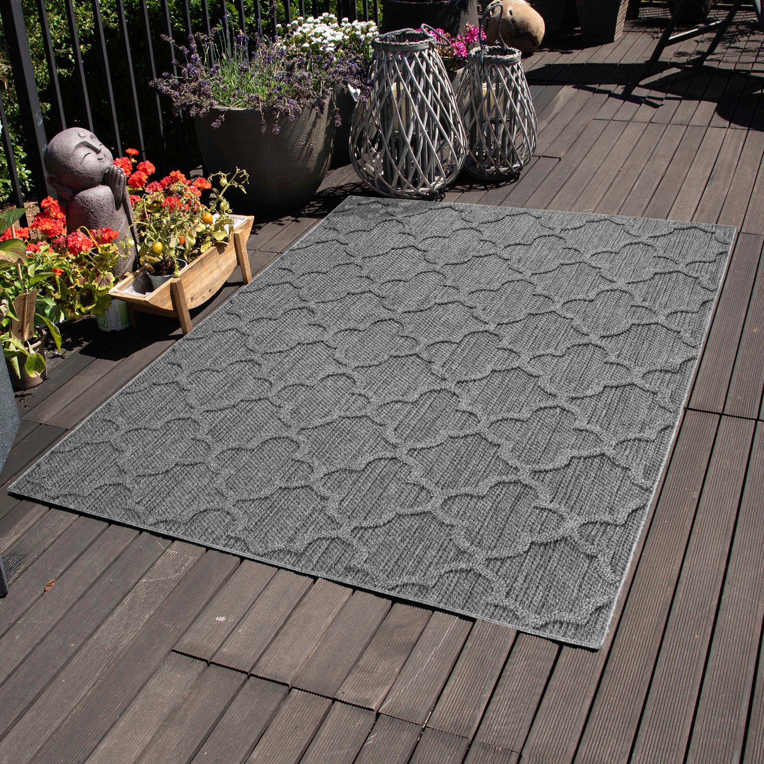 Carpettex Outdoorteppich Skandinavisches Design, Läufer, Höhe: 8 mm, In& Ou günstig online kaufen