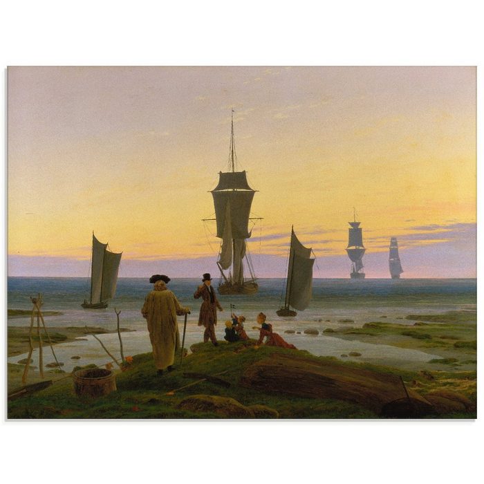 Artland Glasbild Die Lebensstufen. Um 1834 Boote & Schiffe (1 St) in verschiedenen Größen